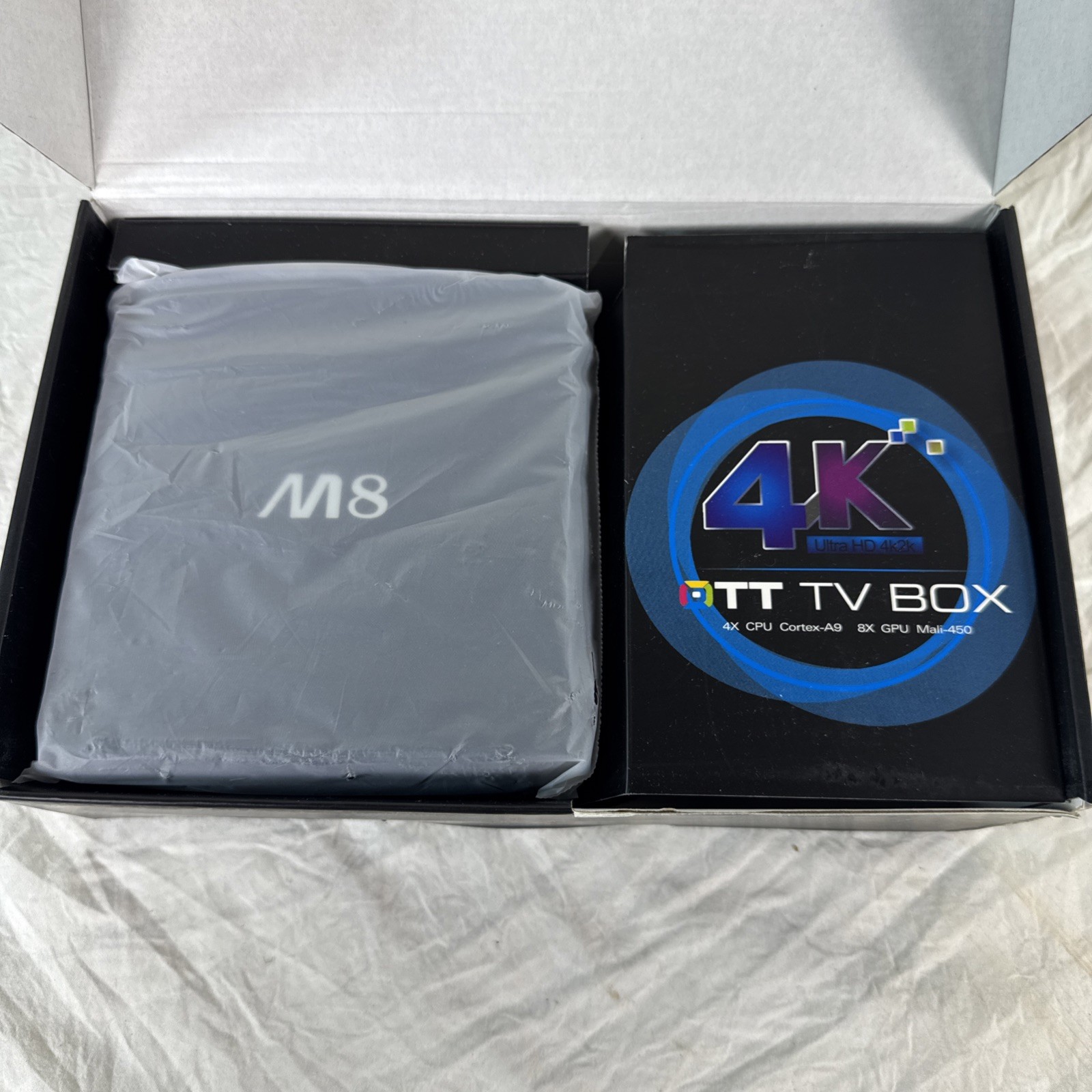 OTT TV Box 4X CPU Cortex-A53 8x GPU Mali-450