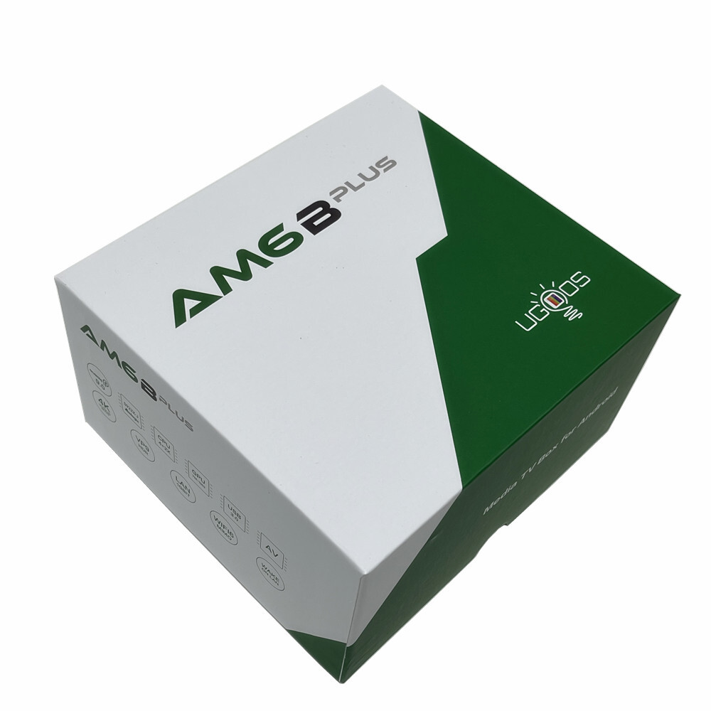 UGOOS AM6B Plus TV BOX Amlogic S922X-J Android 9.0 4G 32G WiFi6 1000M 4K TV Box