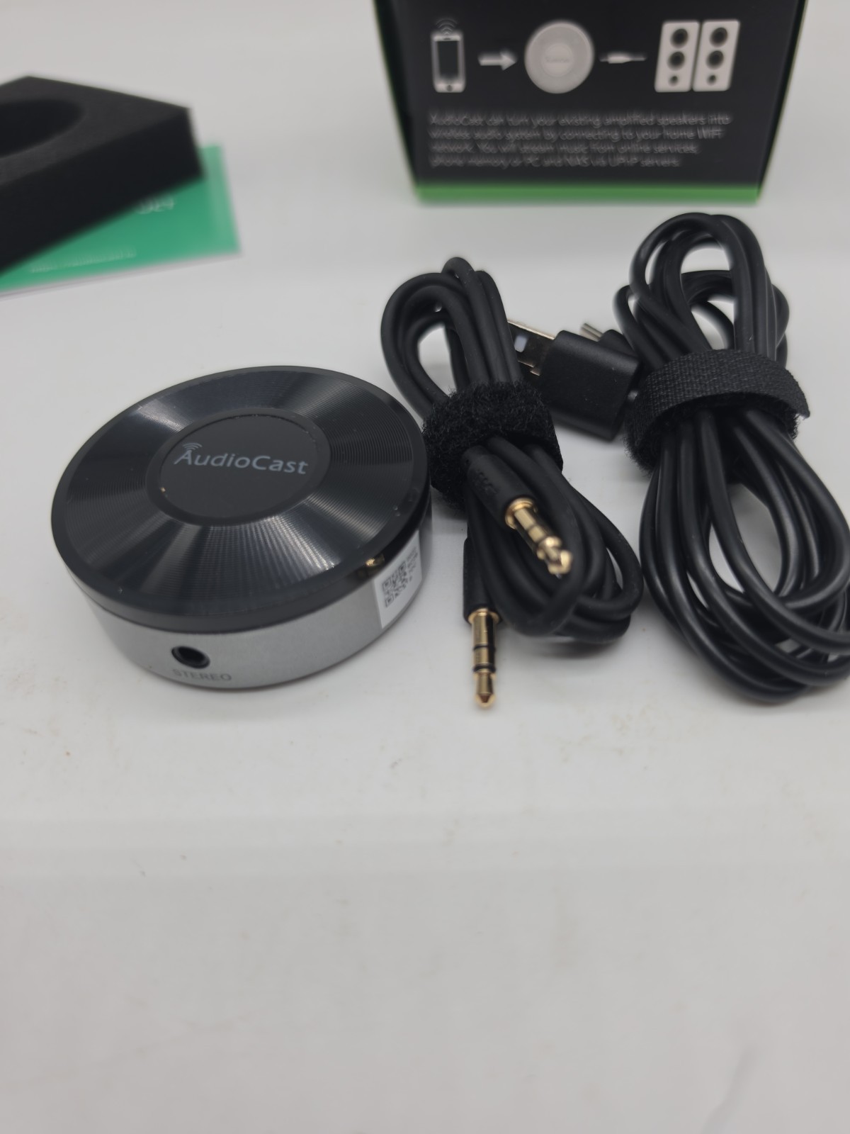 AudioCast M5 Wireless WiFi Audio Streamer – Multi-Room Music Receiver