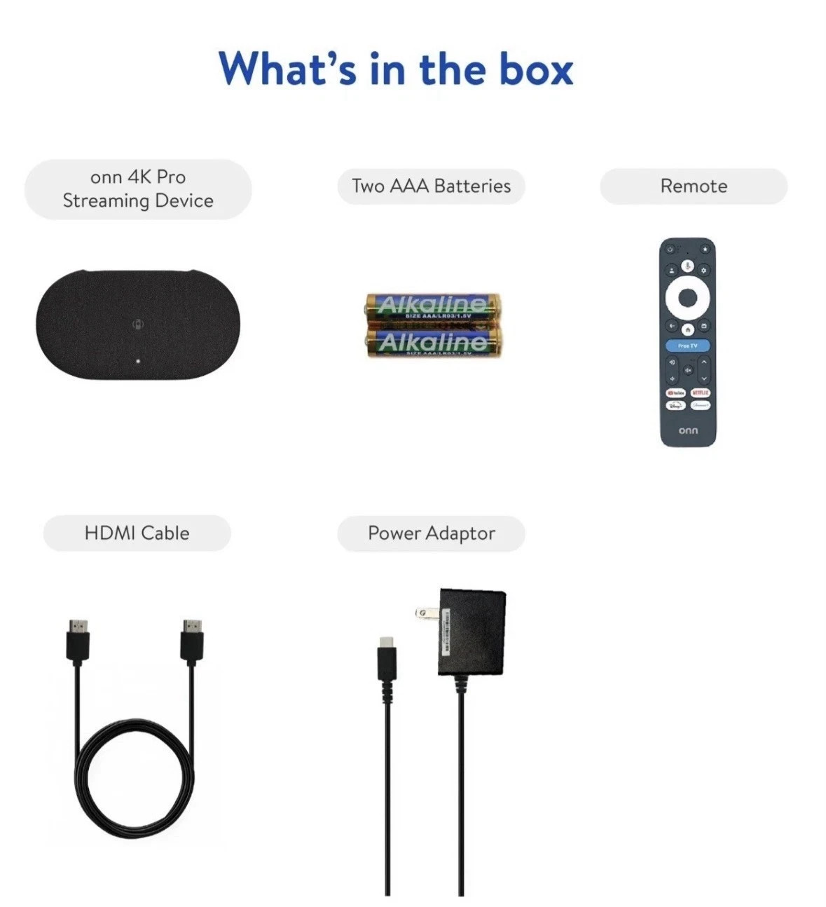 onn 4K Pro Streaming Device, Google TV with Gemini (NEW 2026 Model) – Ultra-fast