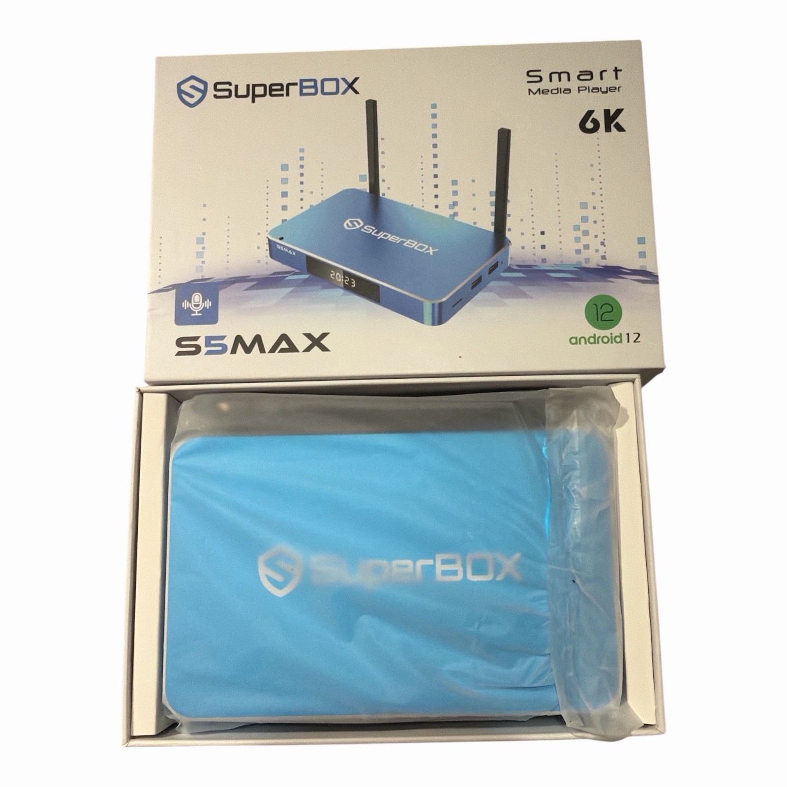 SuperBox S5 Max 6K | Android 12 Smart TV Media Player Box