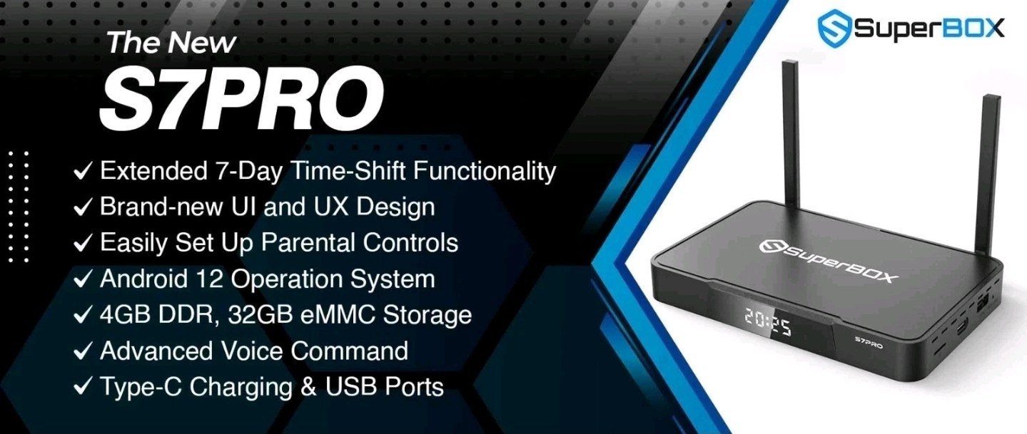 NEW -2026 SUPERBOX S7 PRO Newly Upgraded