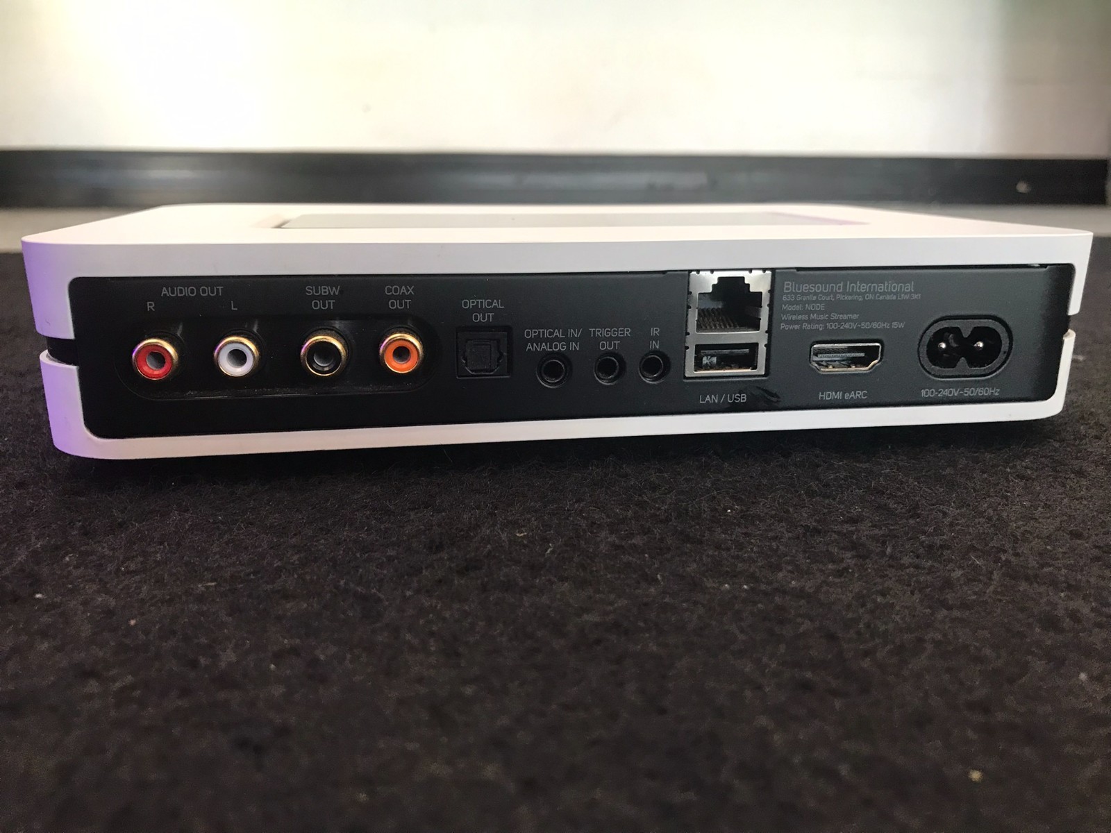 Bluesound NODE Wireless Multi-Room Hi-Res Music Streamer – 2022 Gen