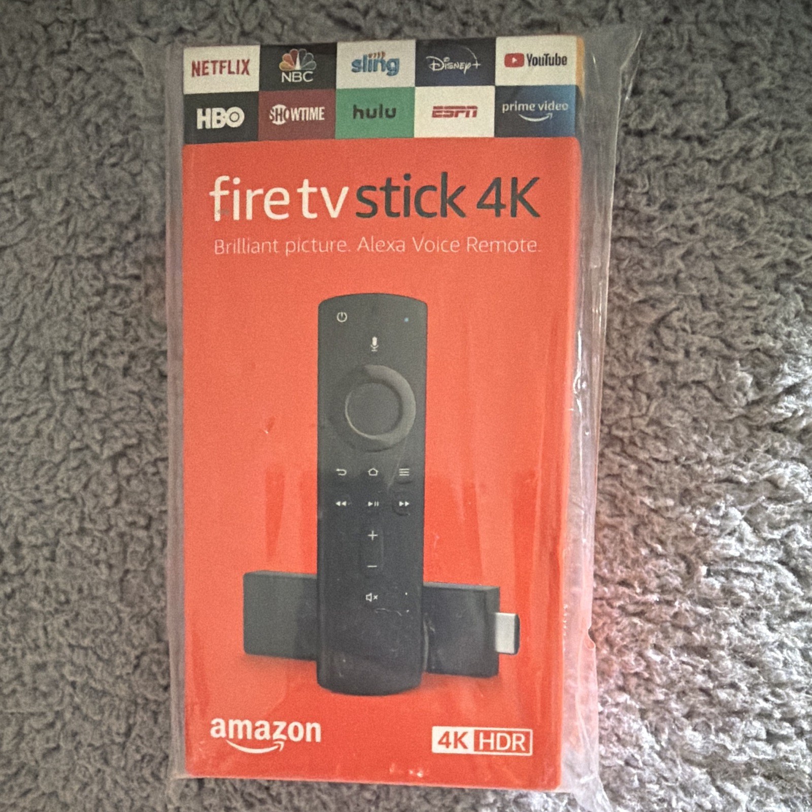 Amazon Fire TV Stick 4K 2nd Gen Alexa Voice Remote HDR Dolby Vision Atmos 8GB