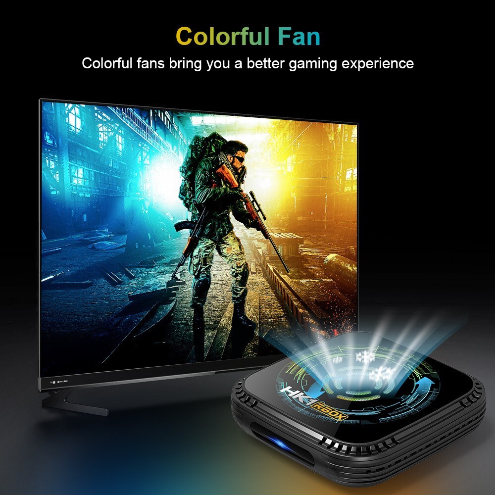 HK1 RBOX H8X H728 Android 14.0 TV box Octa Core 8K HDR10 1000M LAN Wifi6 Player