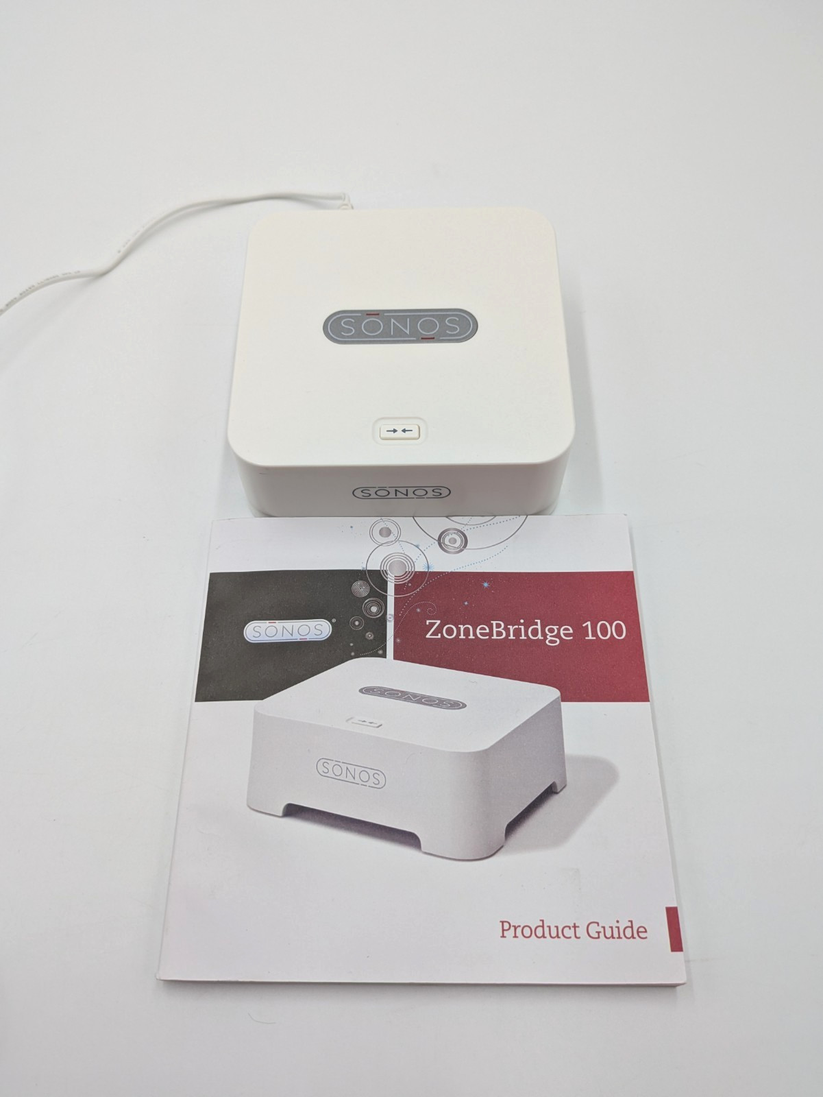 Sonos ZoneBridge BR100 Multi-Room Music System Bridge White W/Guide