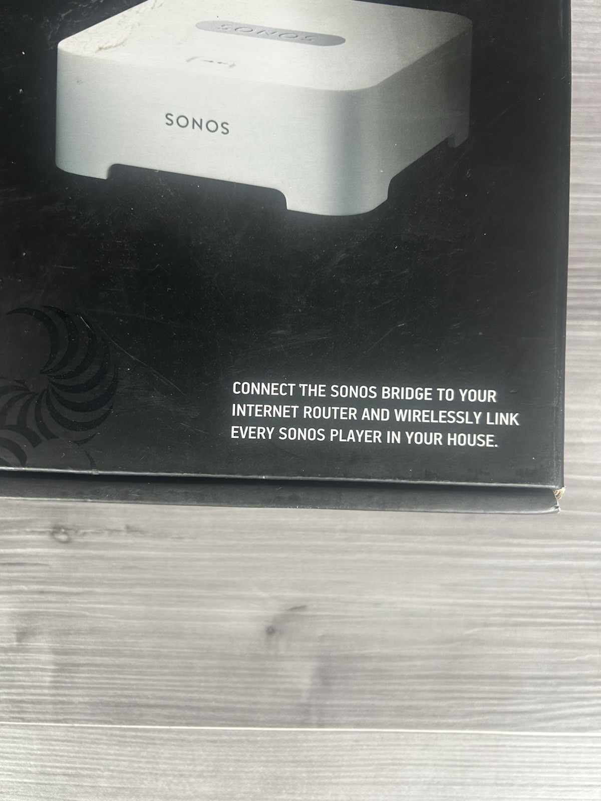 Sonos Bridge Wireless HiFi System White w/ OEM Power Supply Cable Tested Working
