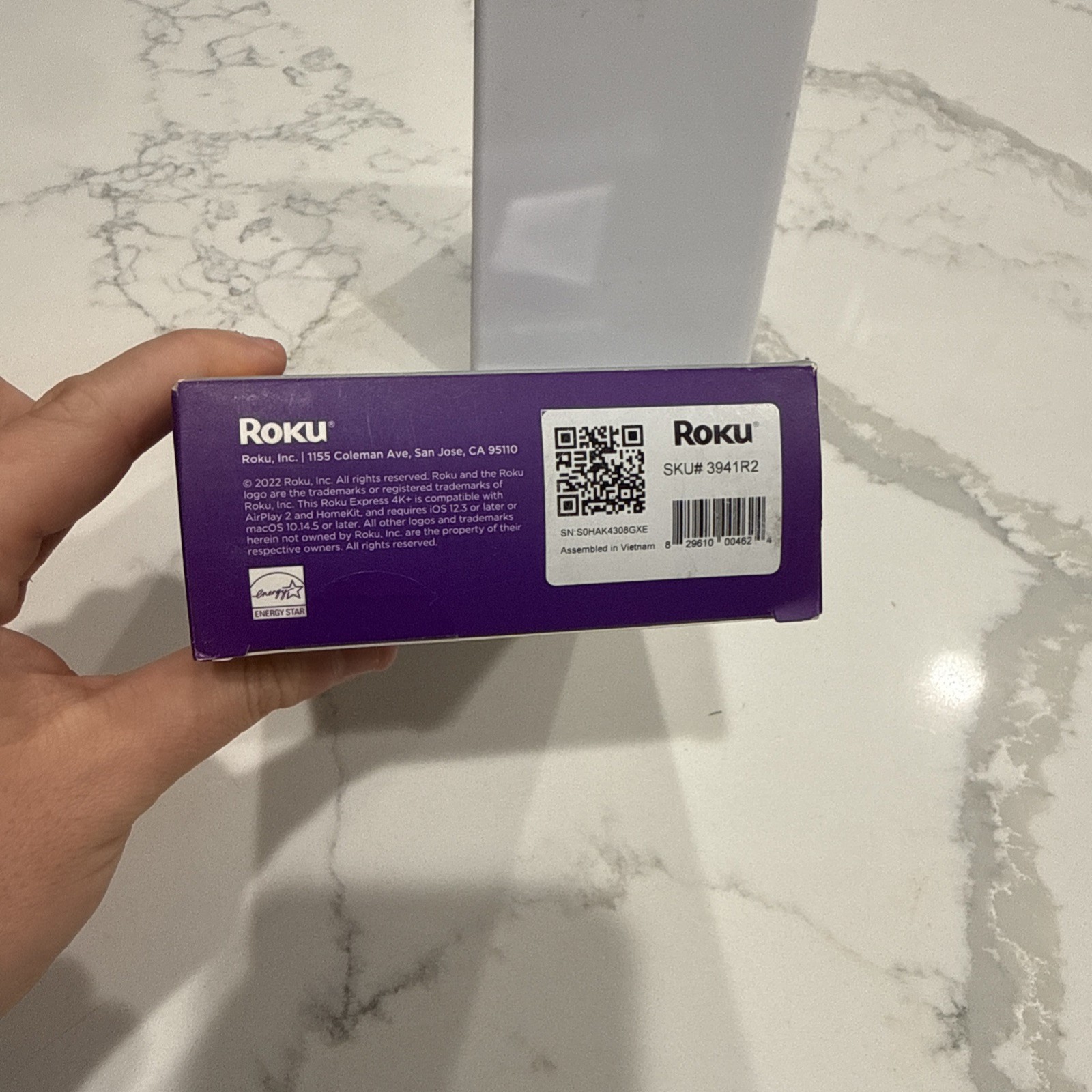 NEW Roku Express 4K+ 3941R2 HDR Media Streamer Player Voice Remote OPEN BOX