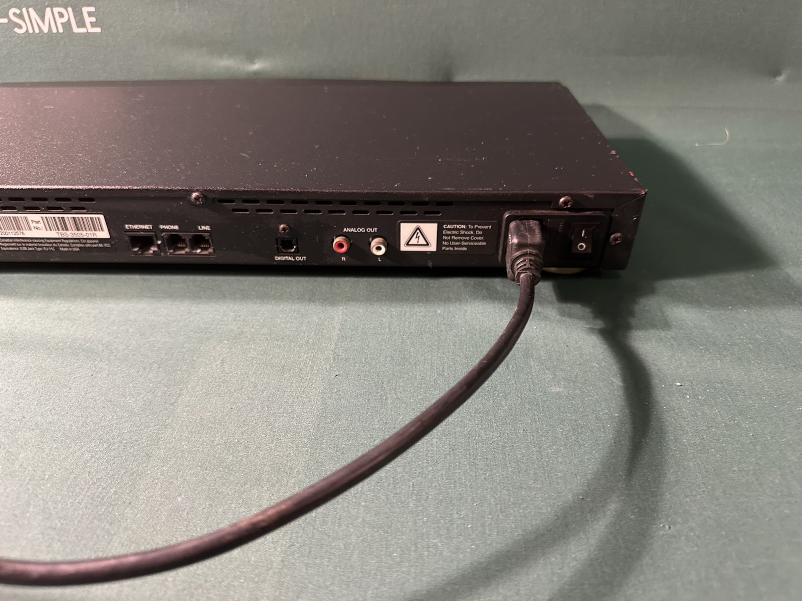 Turtle Beach AudioTron Digital Music Hub. NO REMOTE