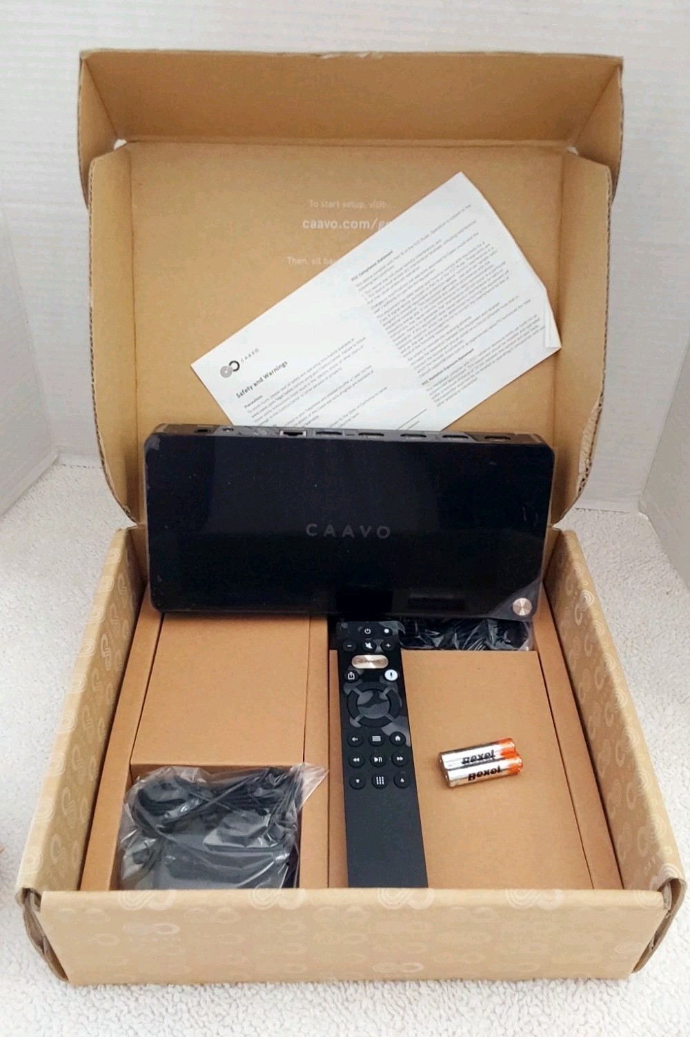 Caavo Control Center Entertainment Hub & Universal Remote W Voice Control HDRX4