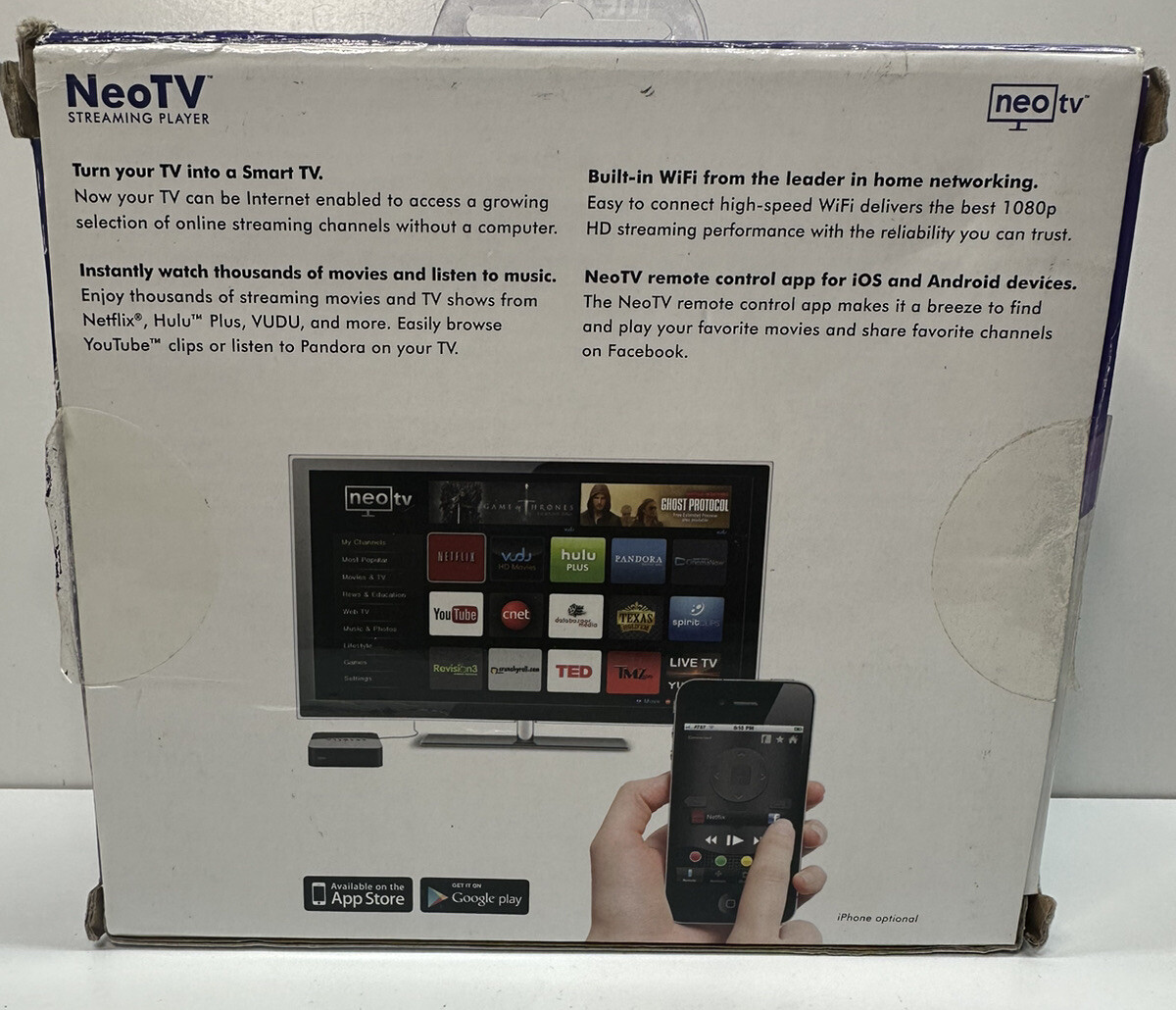 Netgear NTV300 NeoTV Digital HD Media Streamer Brand New