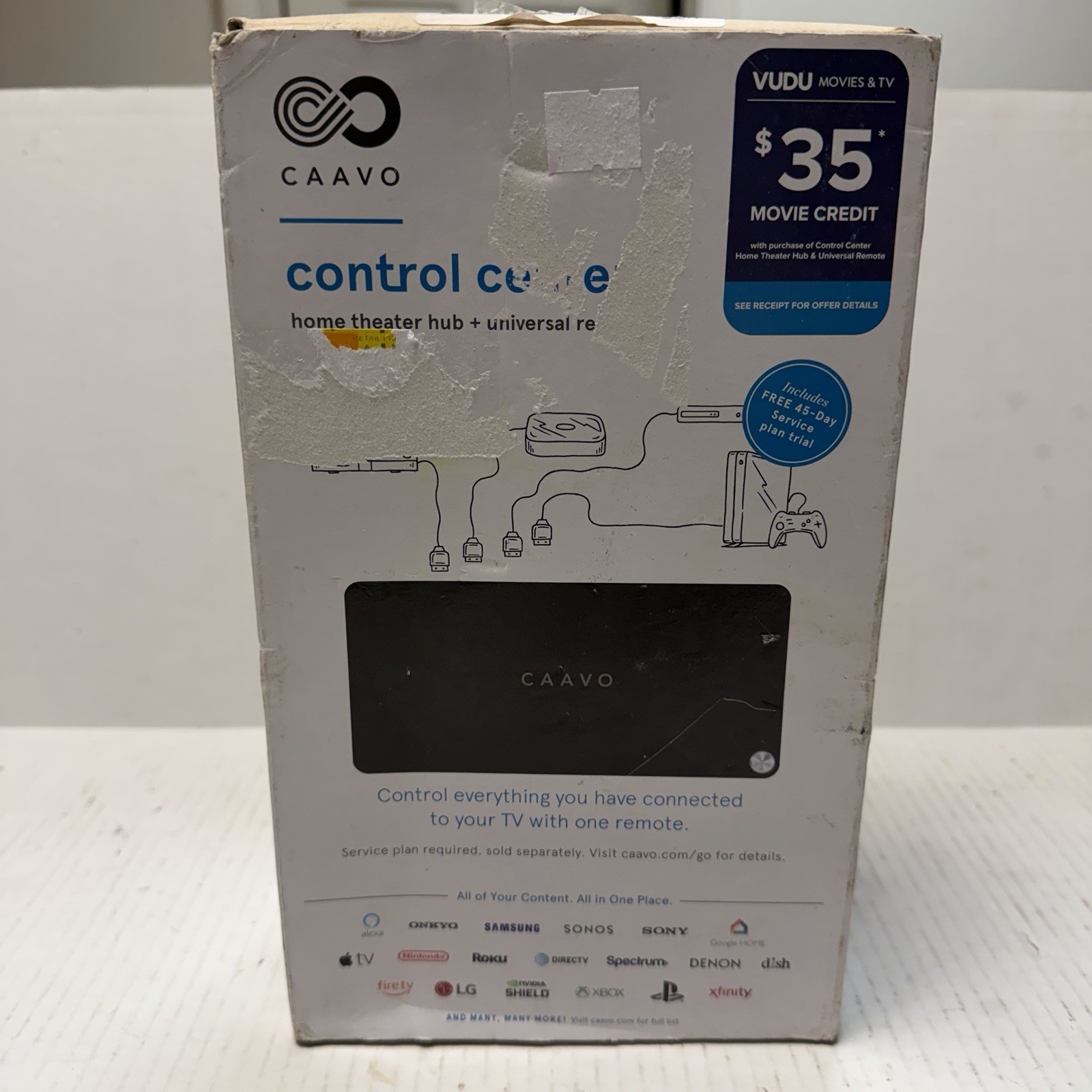 Caavo Control Center Entertainment Hub & Universal Remote w/ Voice Control HDRX4