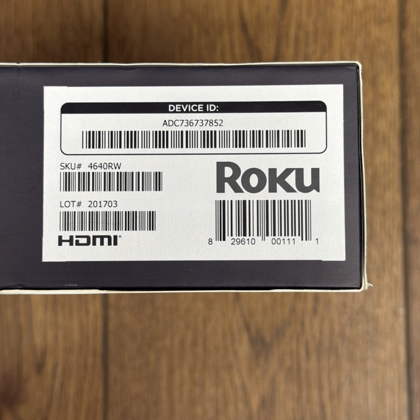 Roku 4640 RW Ultra Streaming Media Player 4K HD HDR with Headphones Black Seald