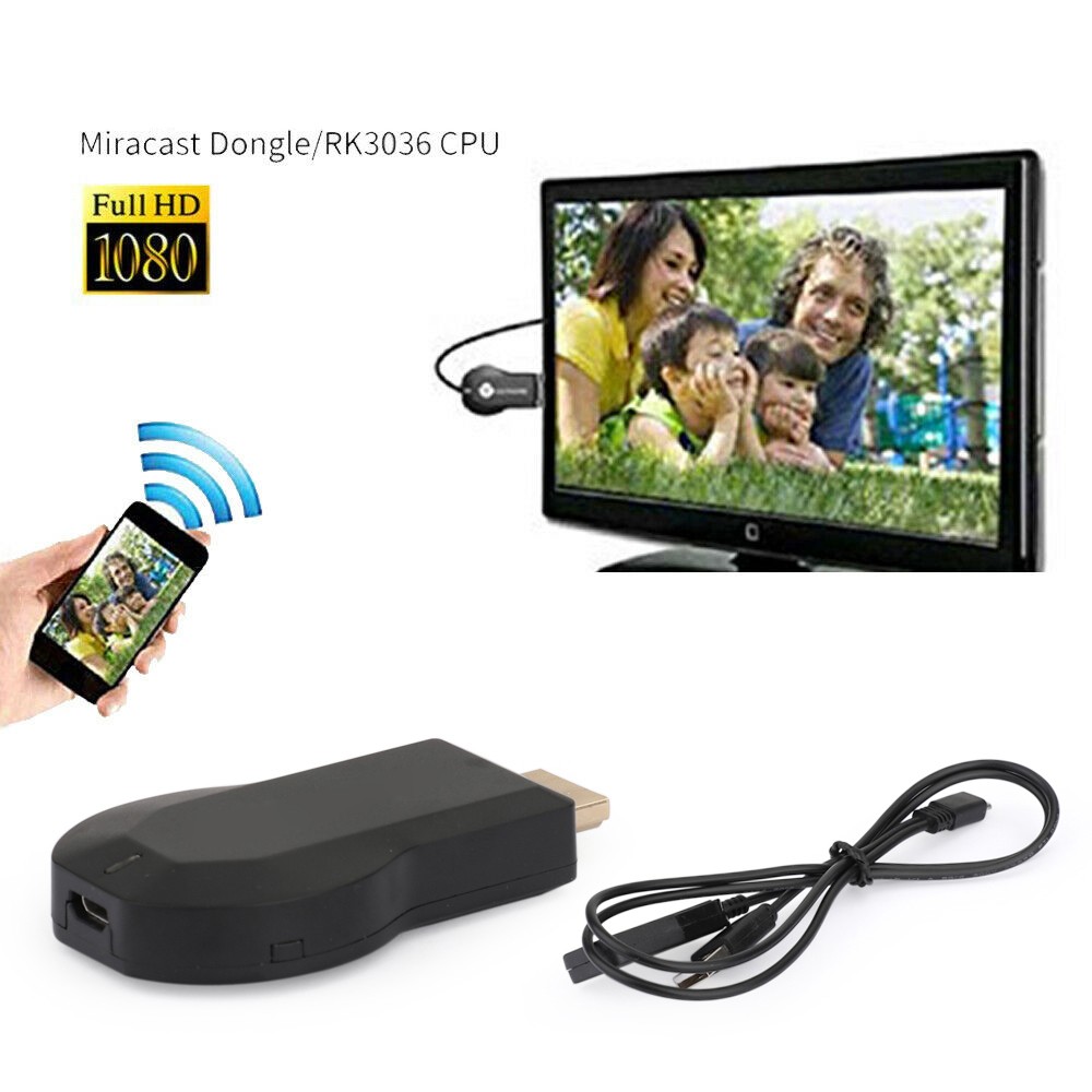 ✨M9 + Air Play HD TV Stick WIFI Display Receiver Dongle Streamer