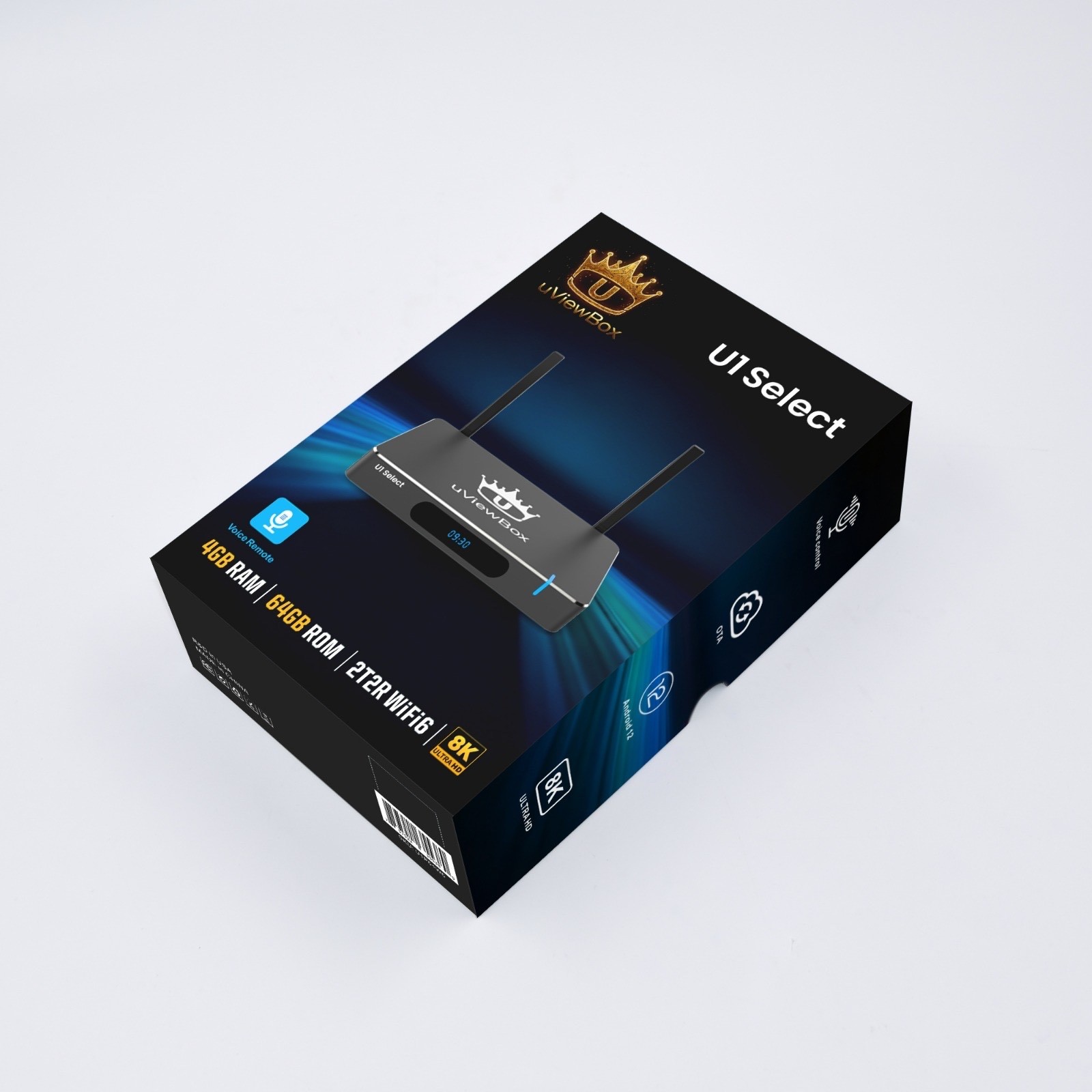 Hot uViewBox U1 Select + Keyboard, 18+, Record, Voice Command, Android Superbox