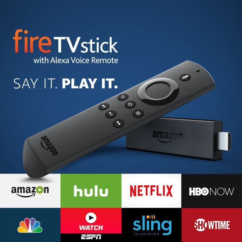 AMAZON FIRE TV STICK WITH ALEXA VOICE REMOTE 1080P MEDIA STREAMER 2ND GEN SEALED