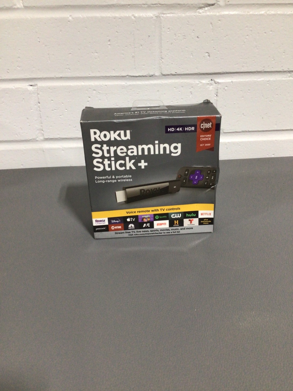 Roku Streaming Stick Plus 3810R – 4K Streaming Media Player with Voice Remote