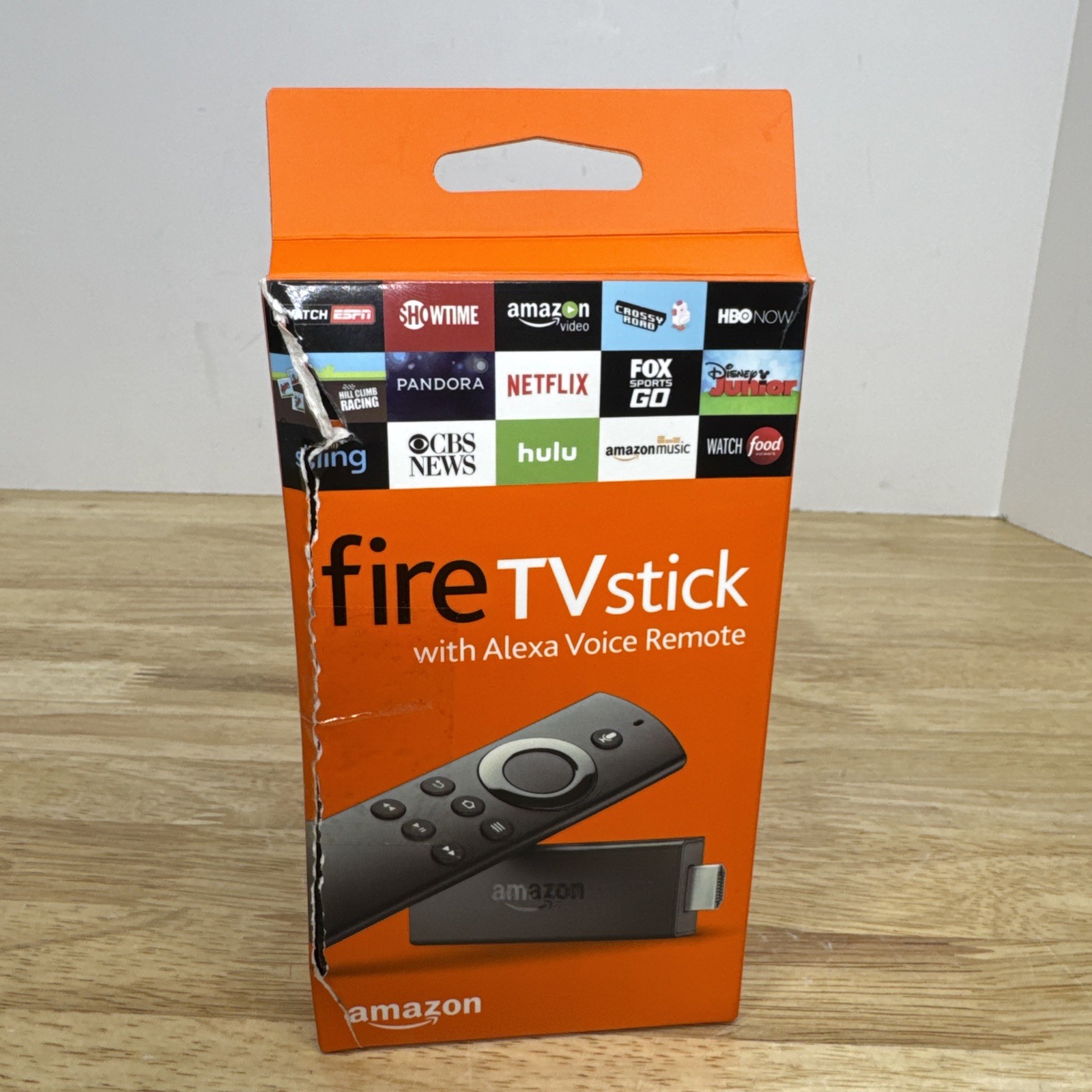 Amazon 2nd Gen LY73PR Firestick With Remote, Power Cable, & HDMI Extender