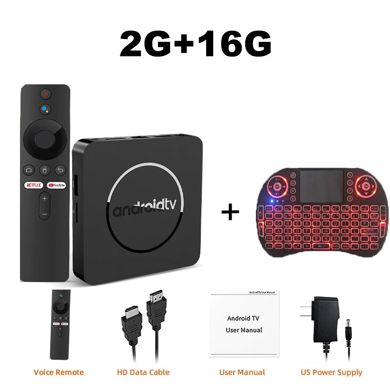 Q10 Android 14 TV Box 8K HDR10+ Allwinner H313 8GB+128GB Dual WiFi BT5.0