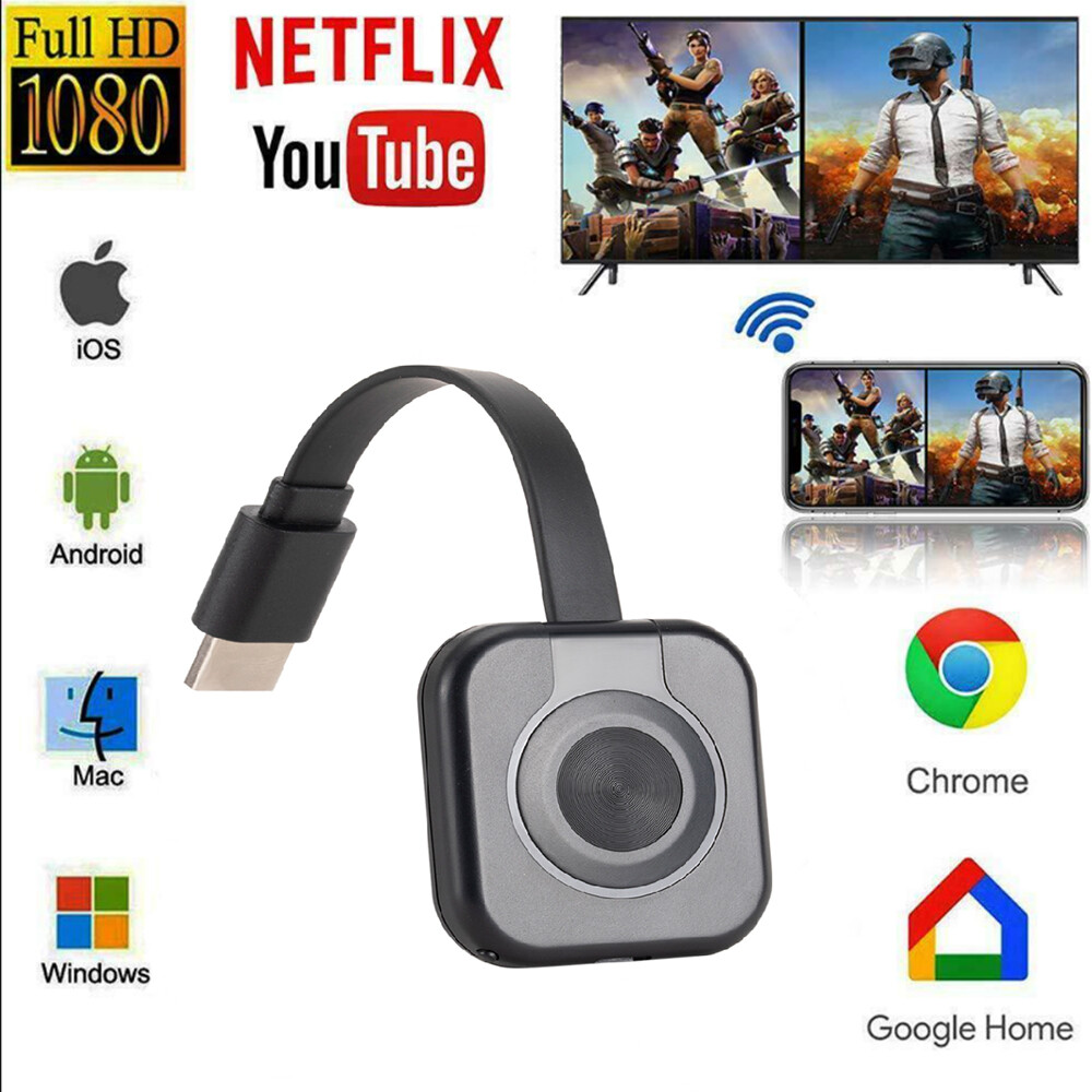 Wifi Wireless HDMI Mirror Screen Display Adapter Miracast Dongle For HD 1080P TV