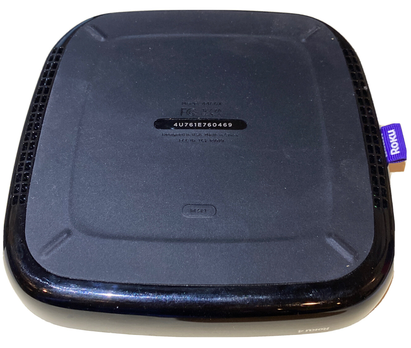 Roku 4 4th Generation Media Streamer 4400X Black ( No Remote or Accessories)