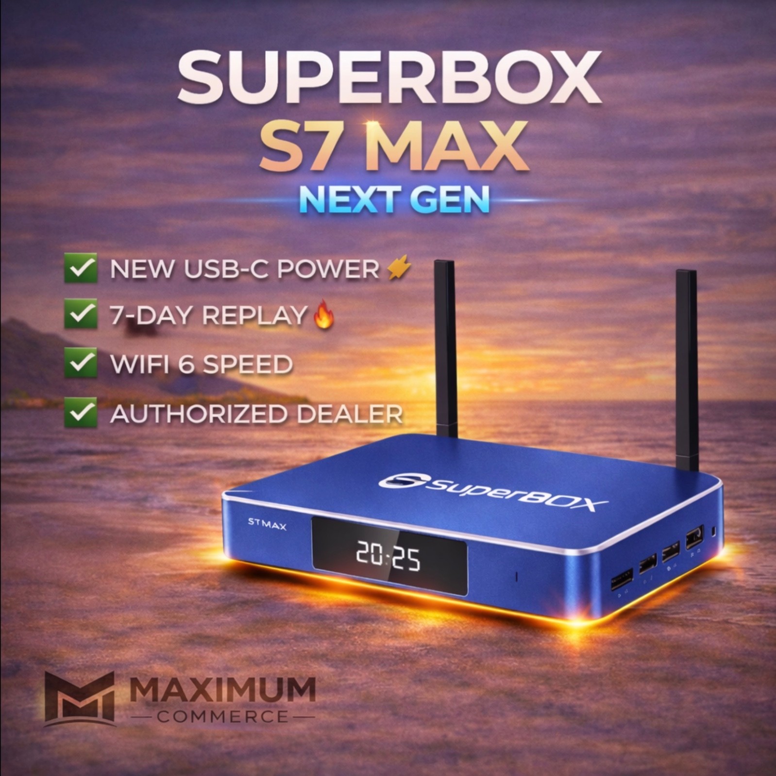 👉 SUPERBOX S7 MAX 6K ANDROID TV BOX | WIFI 6 | USB-C | AUTHORIZED DEALER