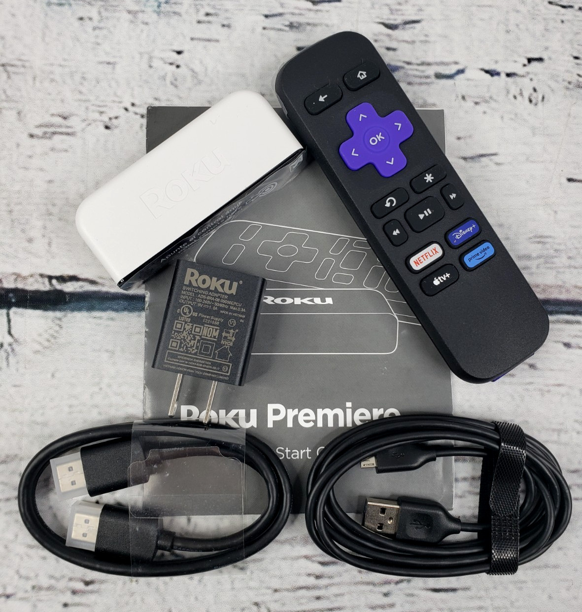 Roku Premiere 4K HDR Streaming Player Model 3920X W/ Remote