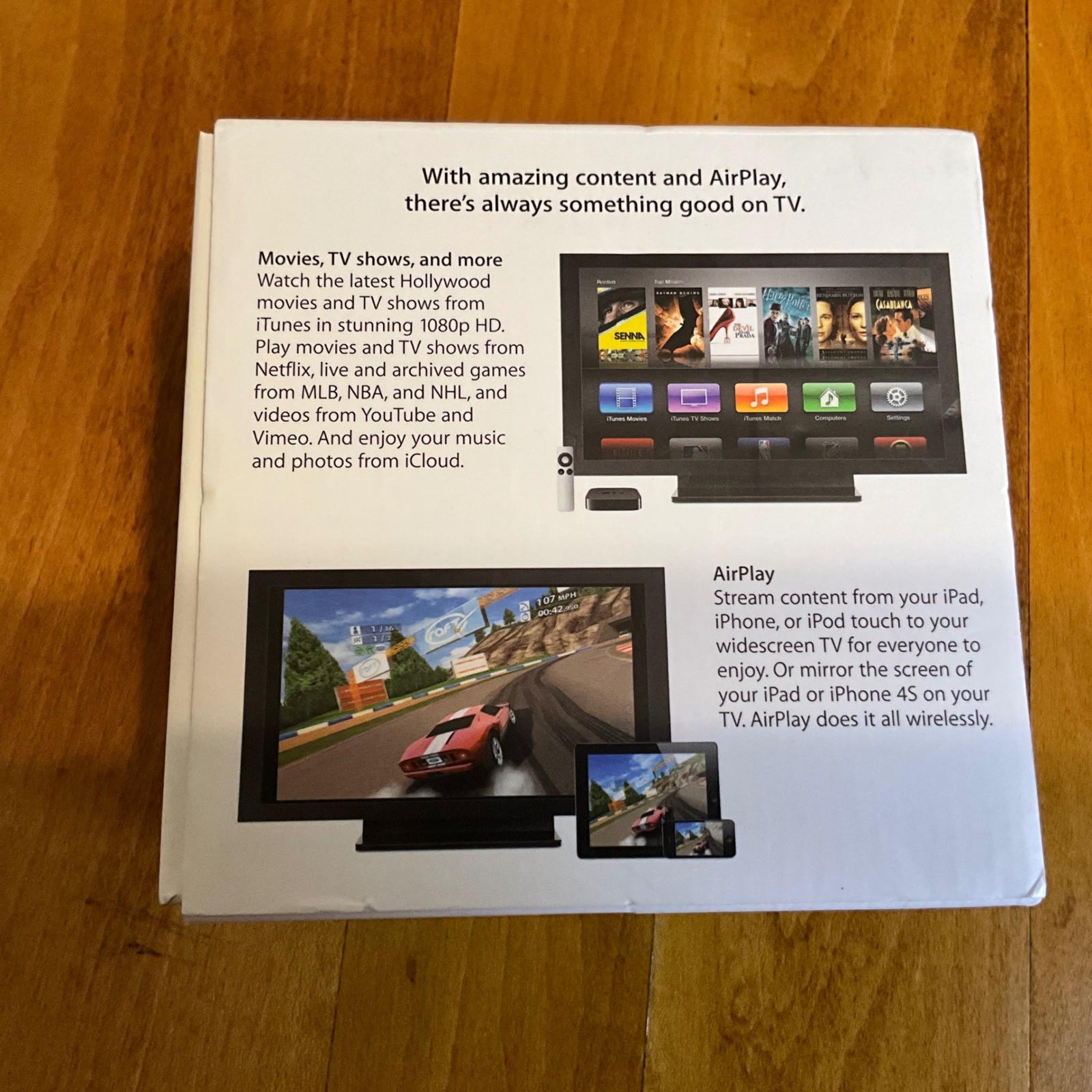 Apple TV MD199LLA 3rd Gen 32GB Black Media Streamer A1469