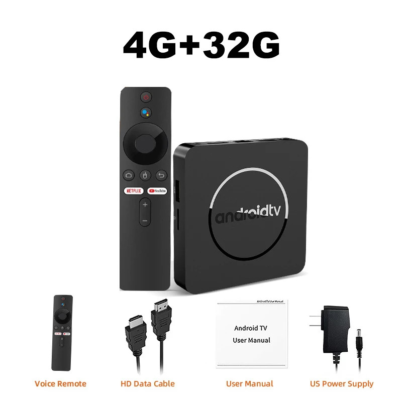 Q10 Android 14 TV Box 8K HDR10+ Allwinner H313 8GB+128GB Dual WiFi BT5.0