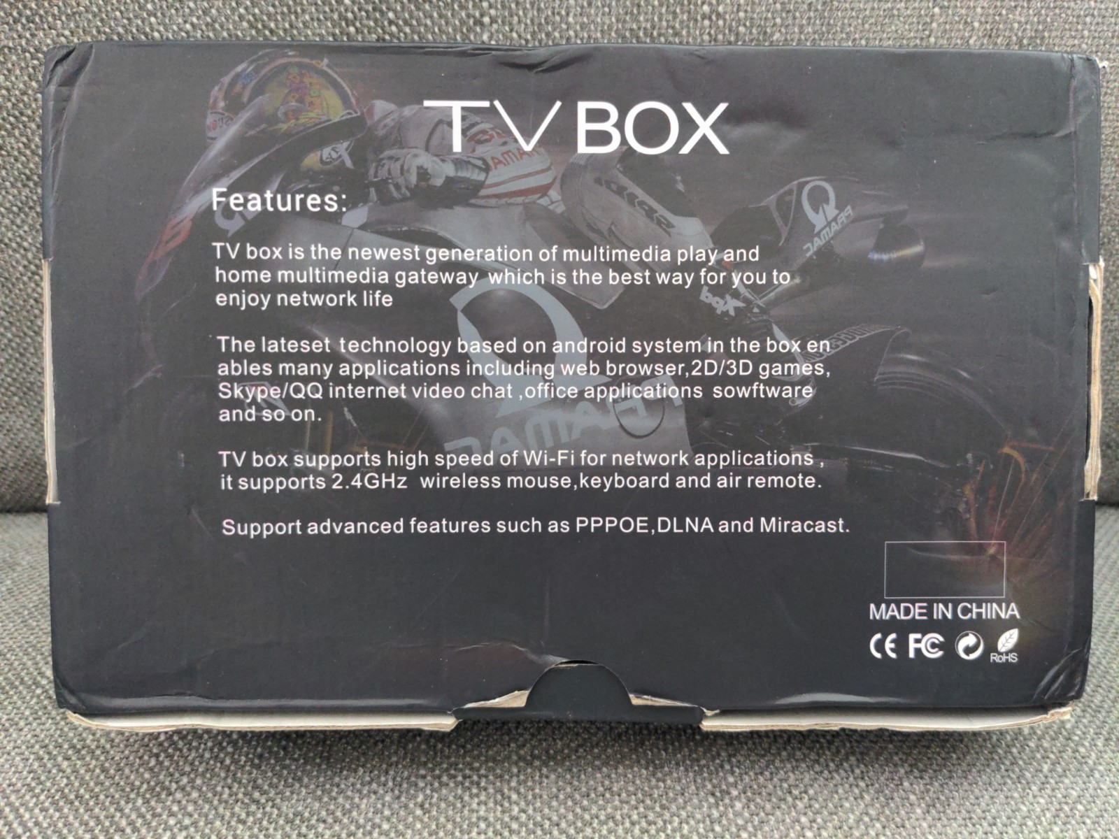 MXQ Pro 4K OTT TV BOX INTERNET TV Multimedia Gateway CPU 64 BIT Quad Core