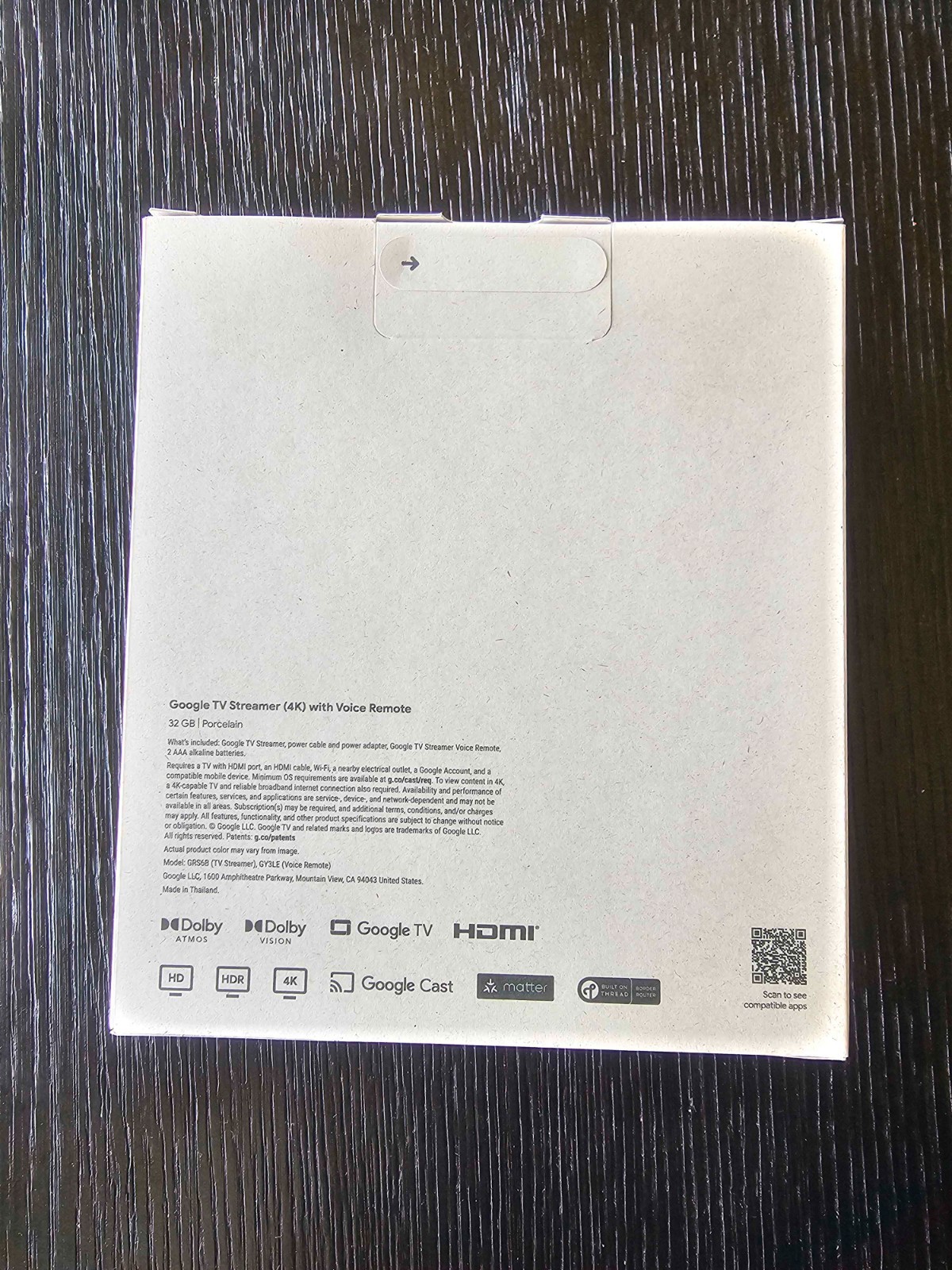 Google TV Streamer (4K) – Porcelain 32GB – BRAND NEW/SEALED