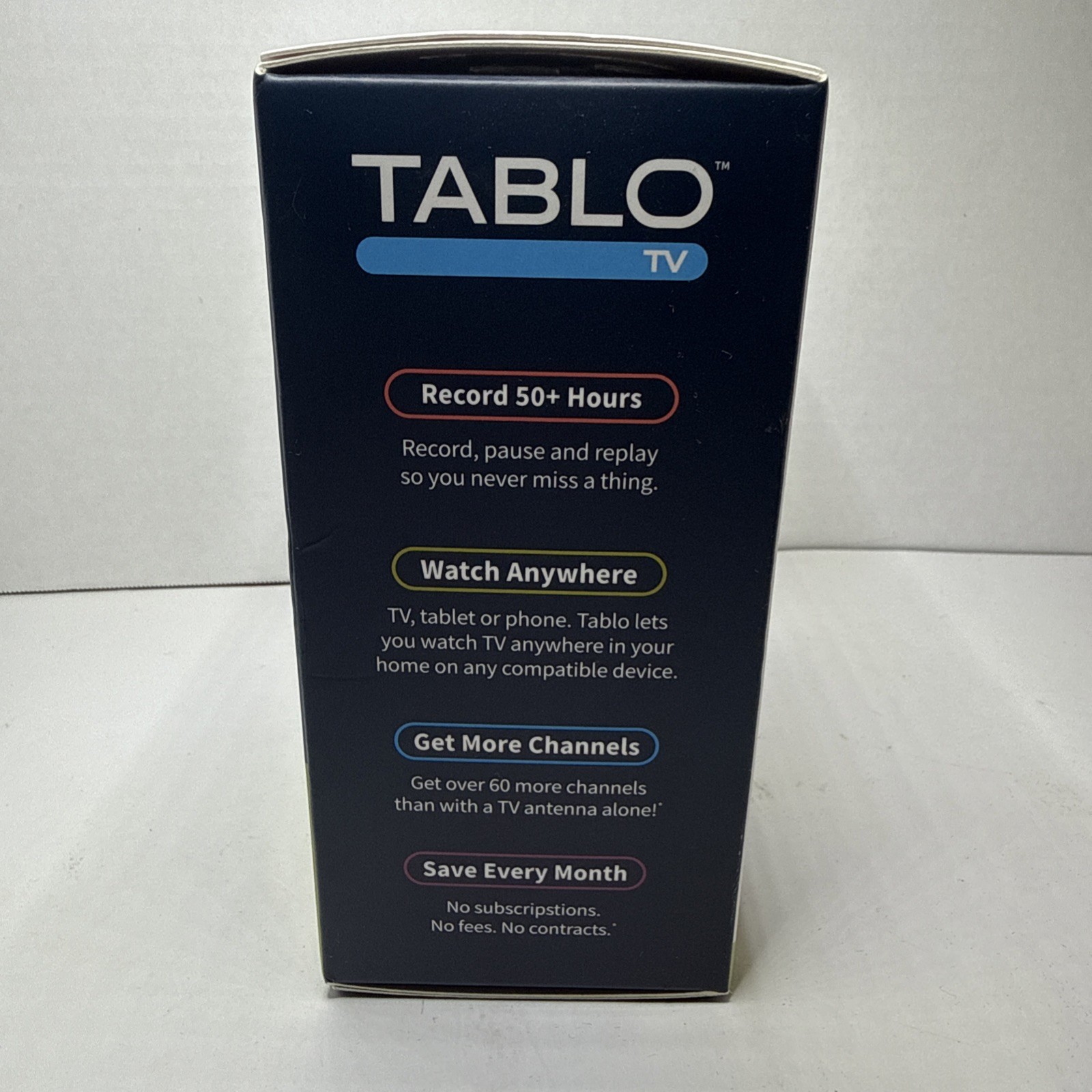 Tablo TV 4th Gen 2-Tuner Over-The-Air DVR Watch/Record Live TV TF1282B-R