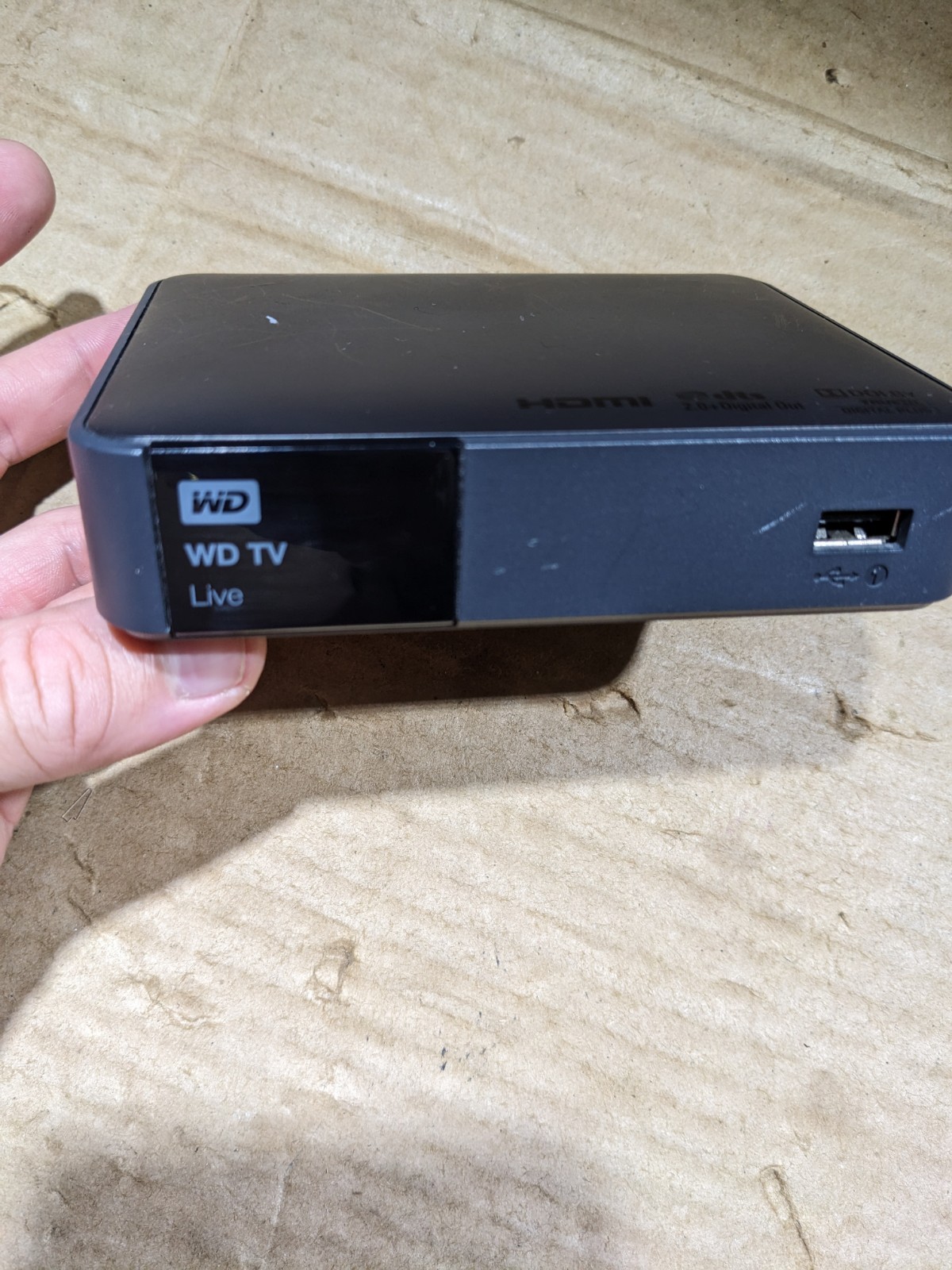 WD TV Live Streaming Media Player – C3H Box Unit Only – WDBHG70000NBK-02