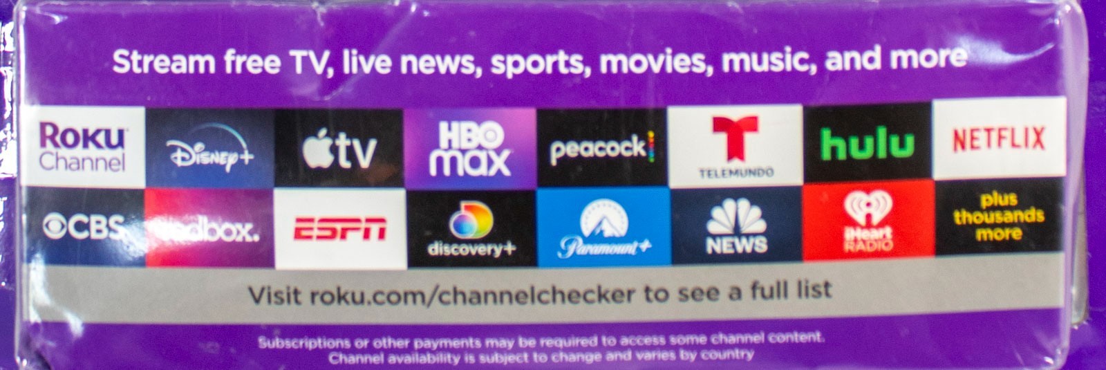 Roku Streaming Stick Plus 4K HDR Media Player with Voice Remote – 3810R