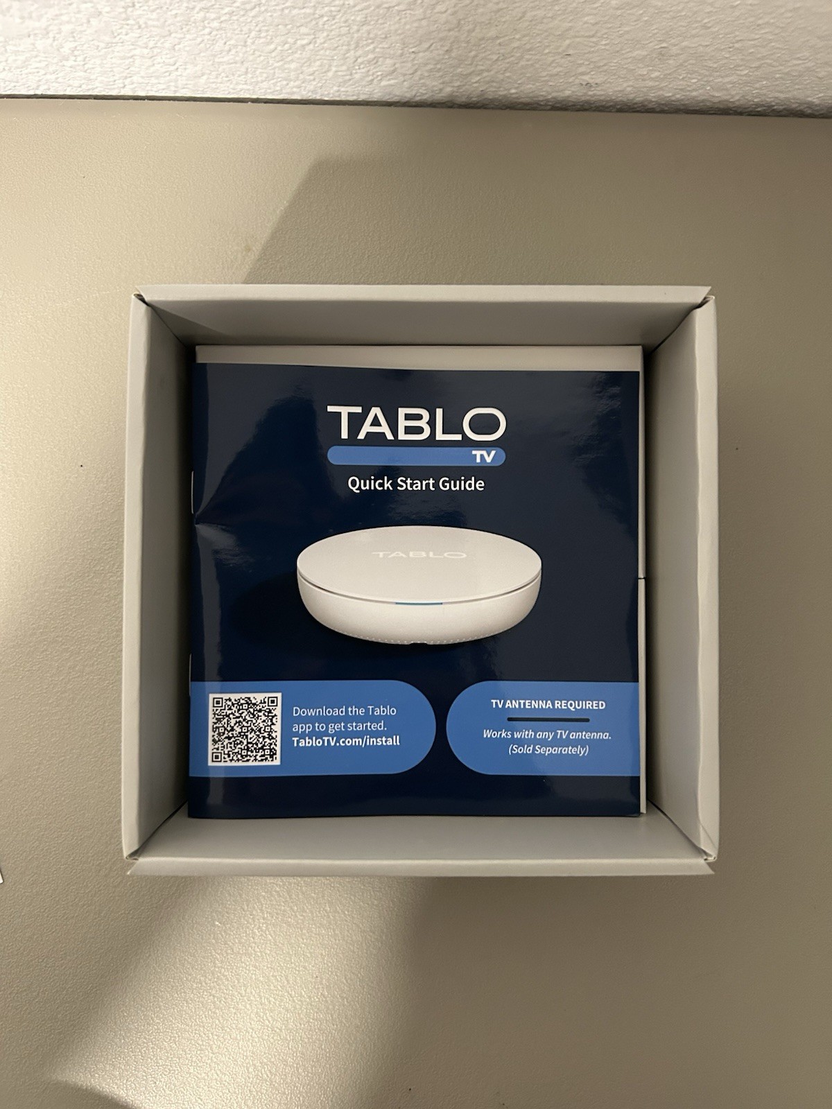 Tablo TV 4th Gen TF1282B-01-CN White 2-Tuner Over-The-Air DVR Streaming Player