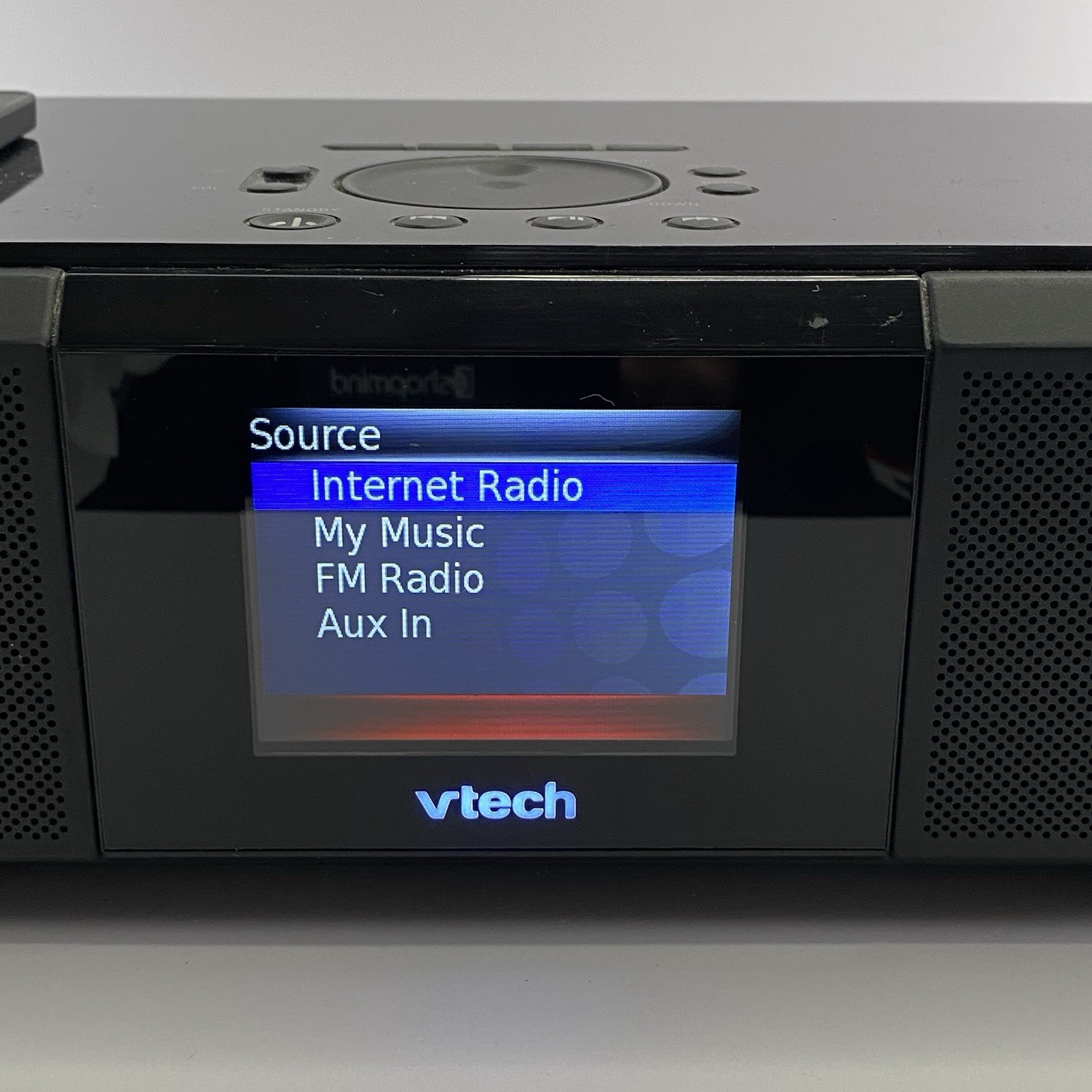 VTech IS9181 Internet Radio Speaker Alarm Clock Wireless LAN TESTED + REMOTE