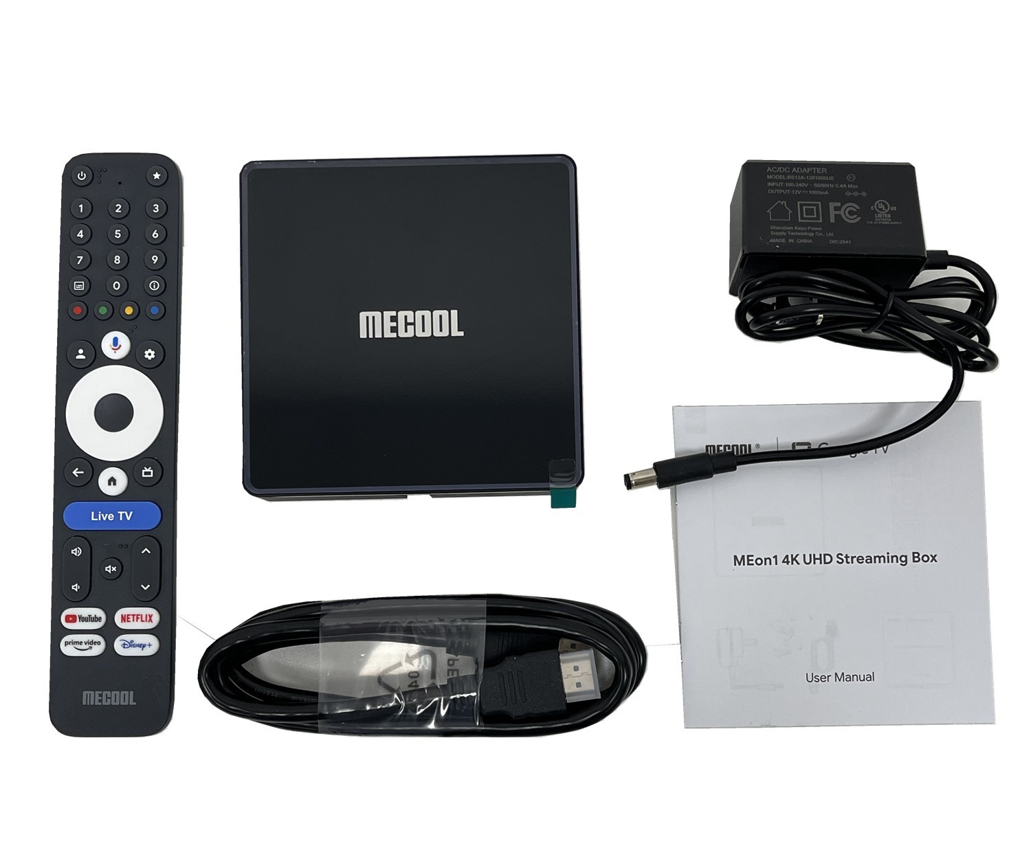 MECOOL MEon1 Android 14 TV Box 2GB 32GB S905X5M Wifi6 BT5.2 AV1 H.265 4K HDR Box