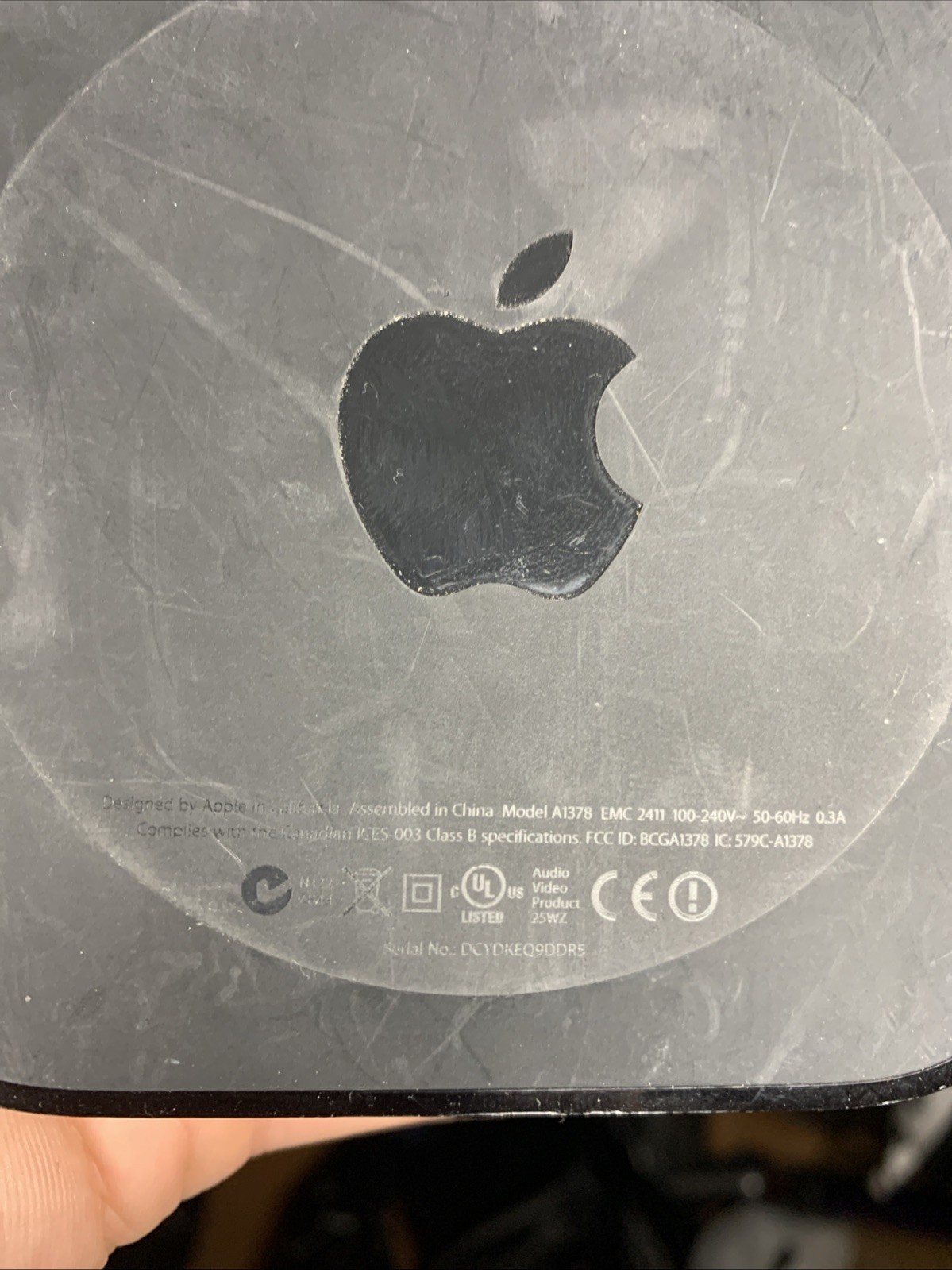 Apple TV 2nd Generation A1378 EMC 2411 HD Media Streamer HDMI Ethernet