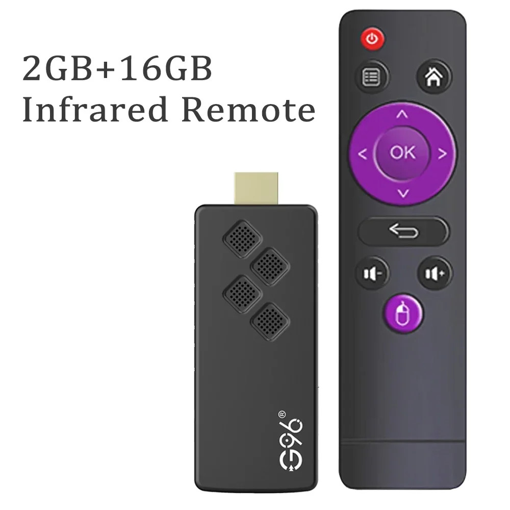 Q2 Allwinner H313 Quad-Core Android TV Stick HDR10 4K BT5.0 2GB16G 2.4G/5G Dual