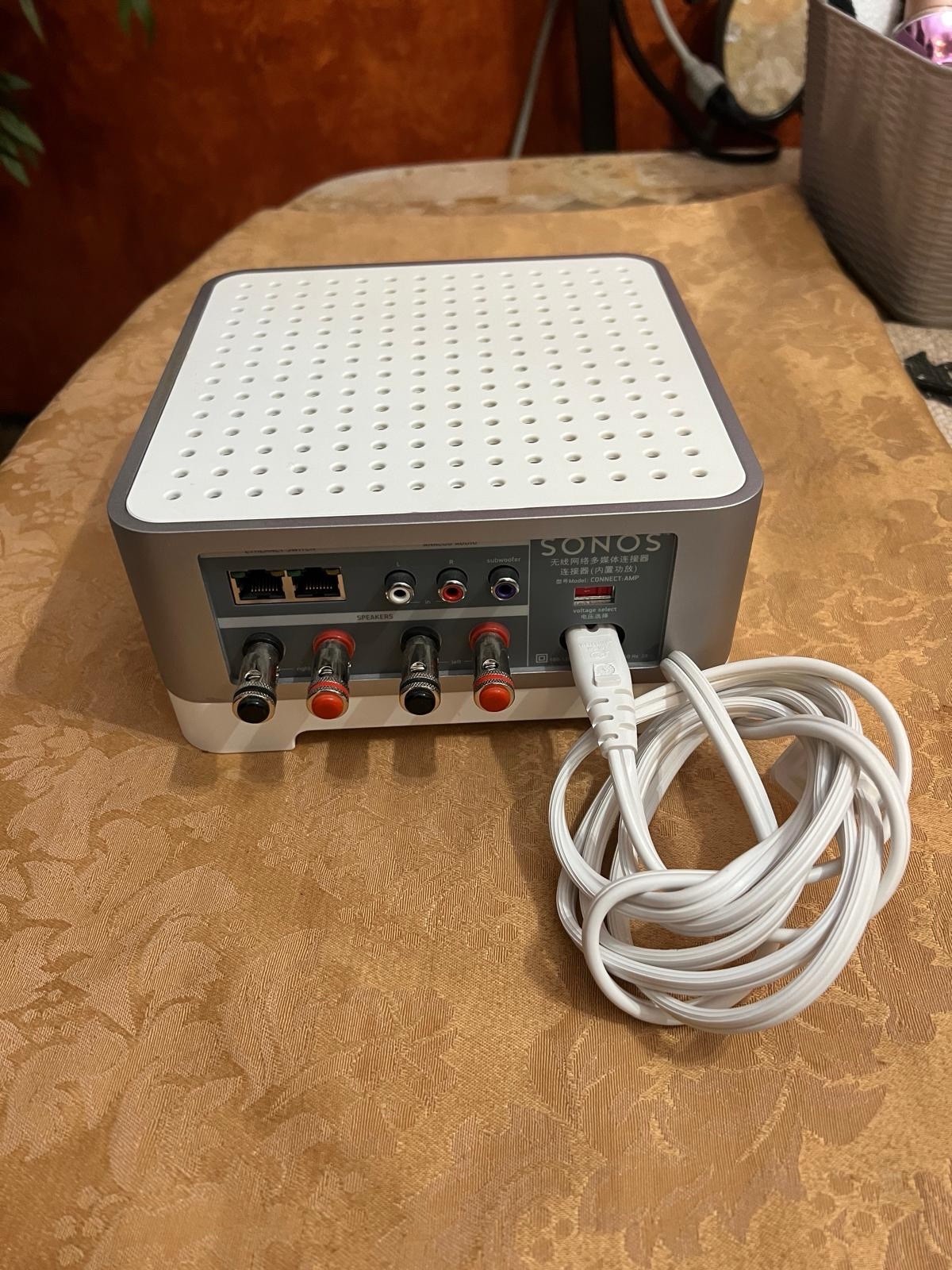 SONOS CONNECT AMP`1ST GEN WIRELESS DIGITAL MUSIC STREAMER S1 CONTROLLER APP