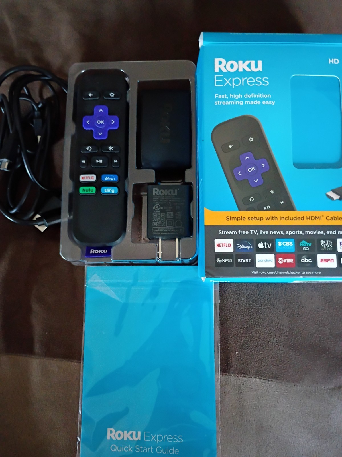 Roku Express HD Streaming Media Player – Black