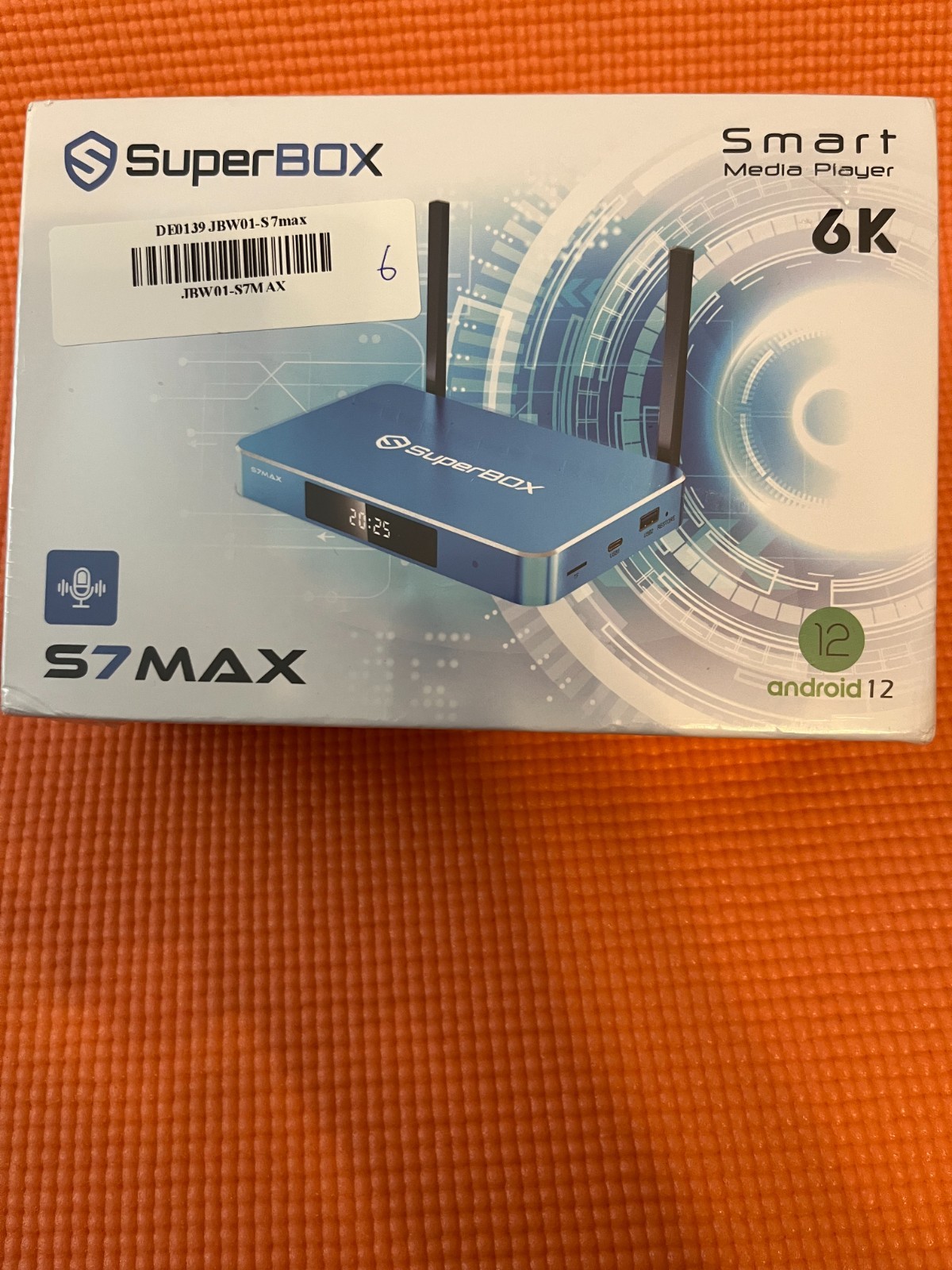 SuperBOX S7MAX ( NEW & UNOPENED ) – STREAMING SMART MEDIA PLAYER