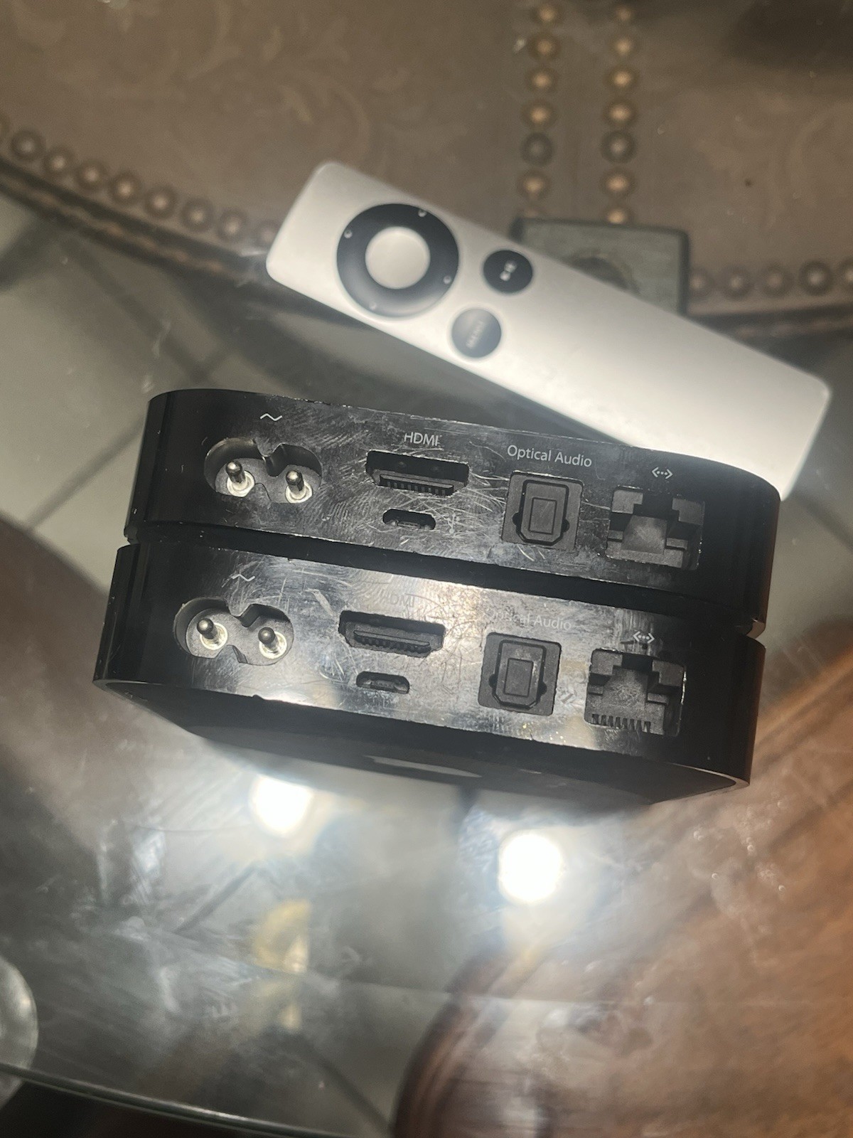2 Apple TV Media Streamer Box w/ Remote, HDMI, Ethernet, Optical TOSLINK