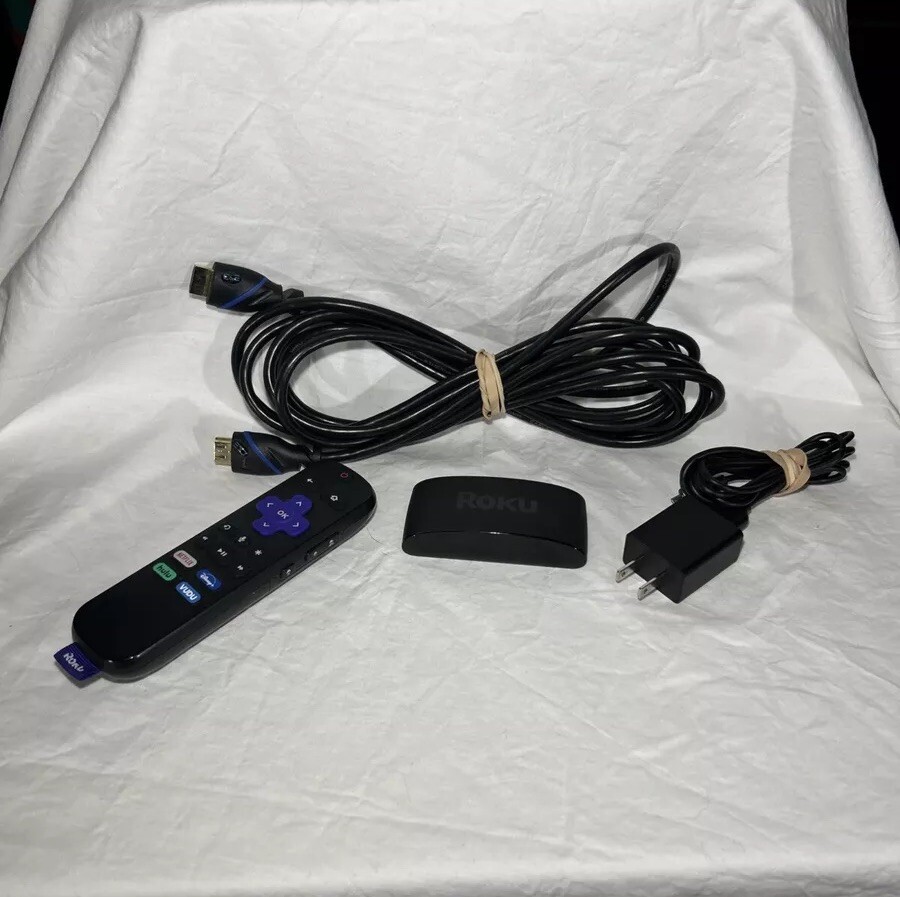 Roku Express 4K+ 3941X Streaming Media Player w/ Remote + HDMI + AC Adapter