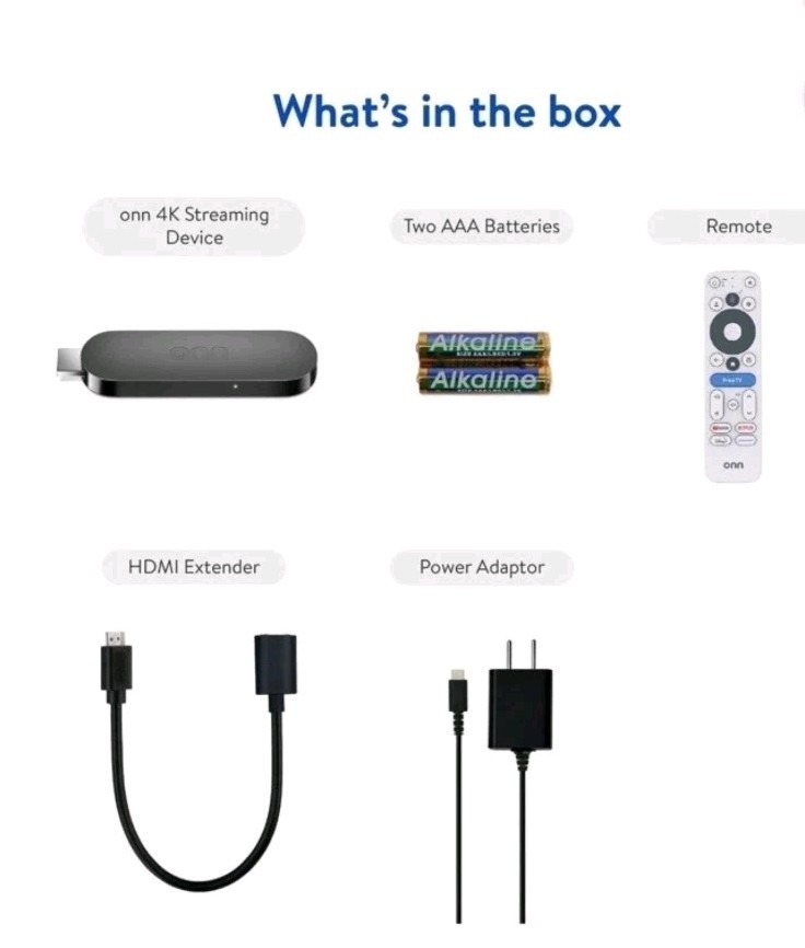 onn 4K Streaming Device Google TV with Gemini NEW 2026 Model Fast Streaming