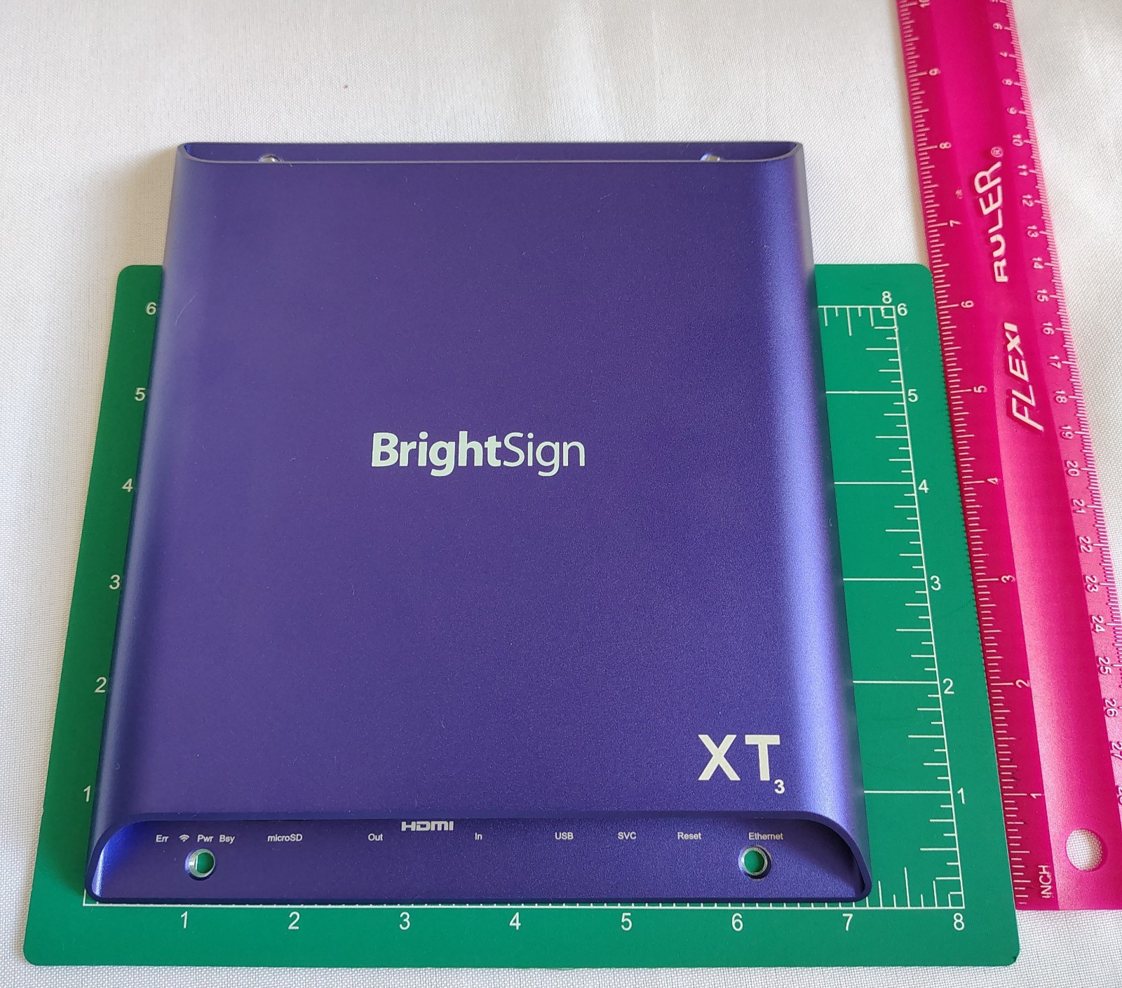 BrightSign XT1143 Digital Media Player Expanded I/O 4K HTML5 + Adapter | TESTED